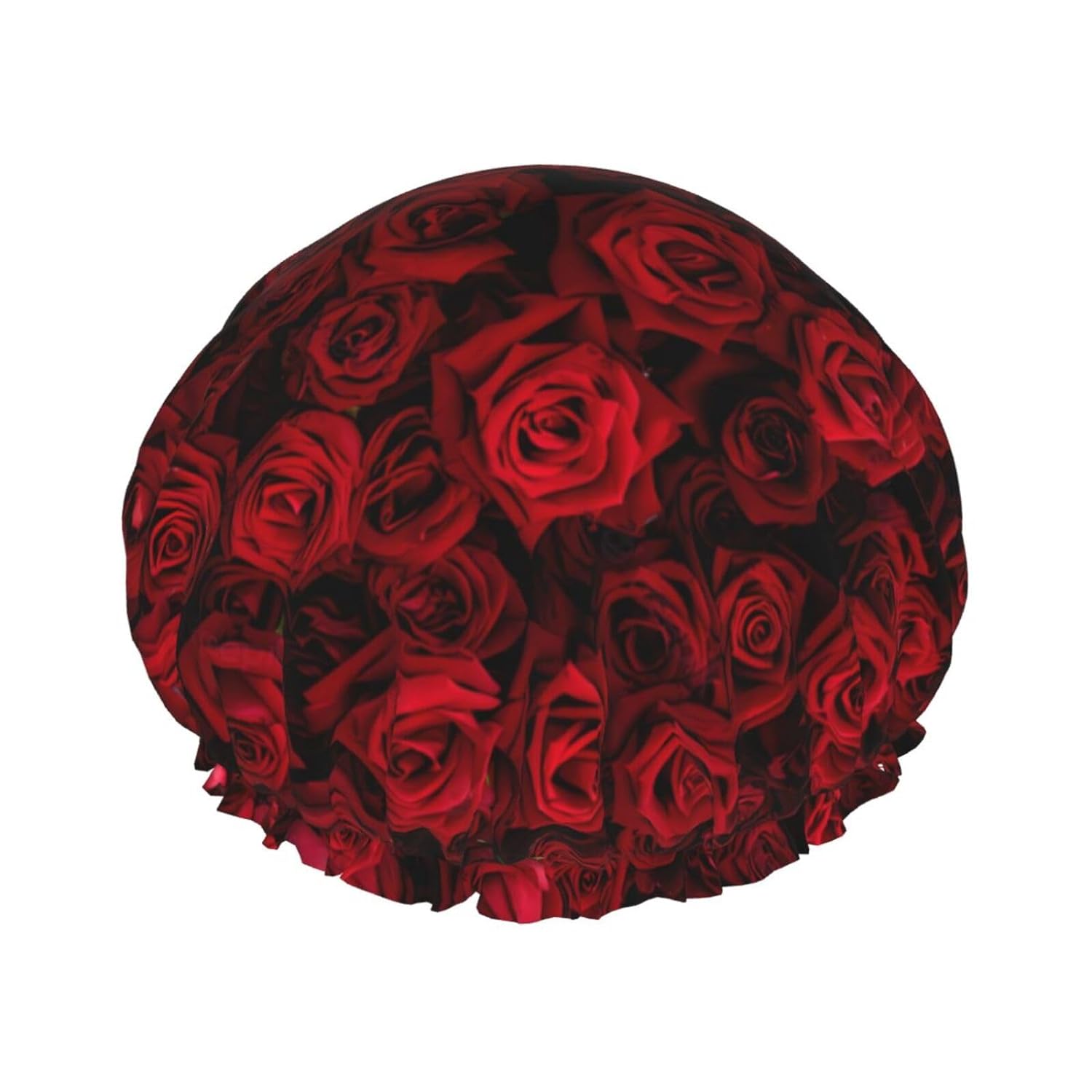 Rubber Ducks Shower Cap For Women Reusable Waterproof Double Layers Bath Cap Hair Protection Elastic Ladies Spa Salon Shower Hat