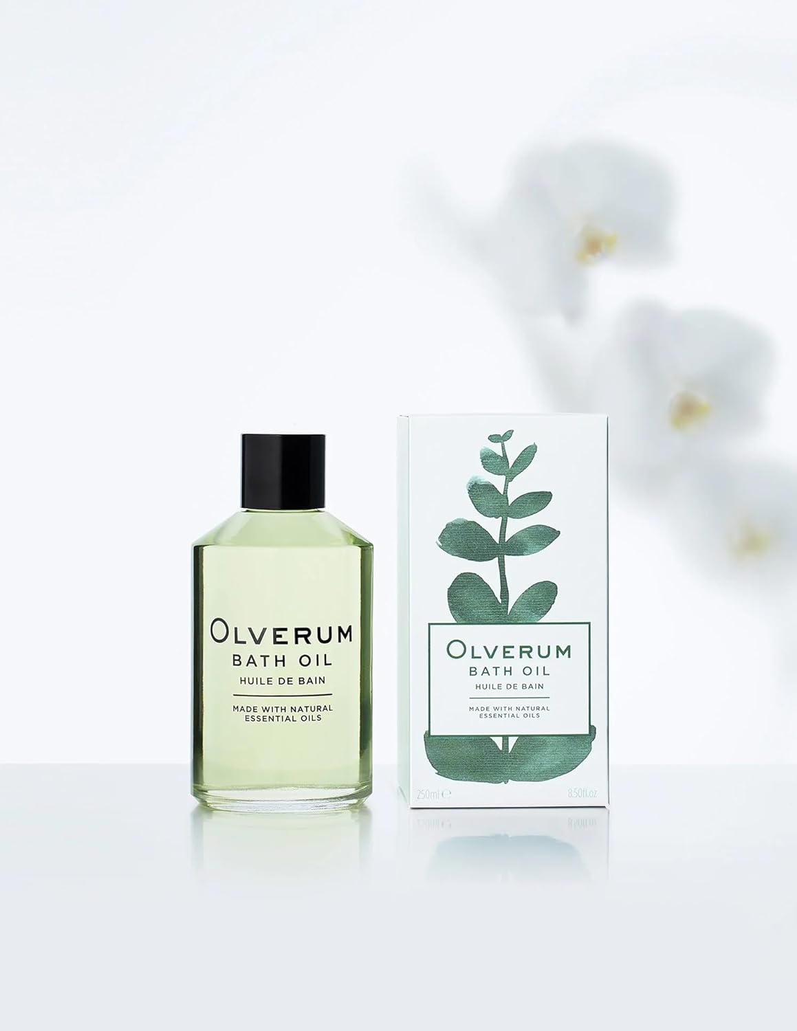OLVERUM - Natural Bath Oil | Vegan, Cruelty-Free, Revitalizing Clean Beauty Bath Oil (4.25 fl oz | 125 ml)