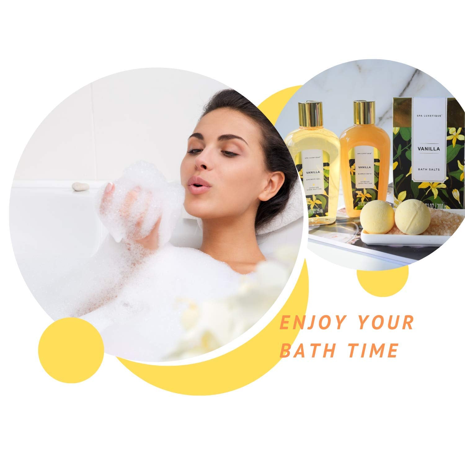 Spa Luxetique Gift Baskets for Women, Spa Gifts for Women - 10pcs Lavender Bath Gifts with Bath Bomb, Body Lotion, Bubble Bath, Relaxing Spa Baskets for Women Gift, Christmas, Birthday Gifts for Women