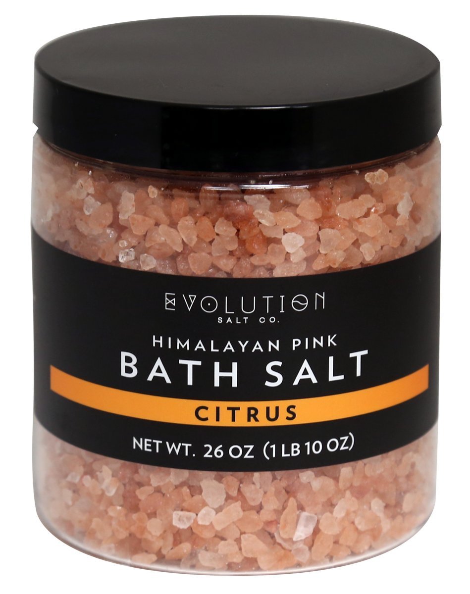 Evolution Salt Himalayan Crystal Bath Salt Lavender, 26 Oz