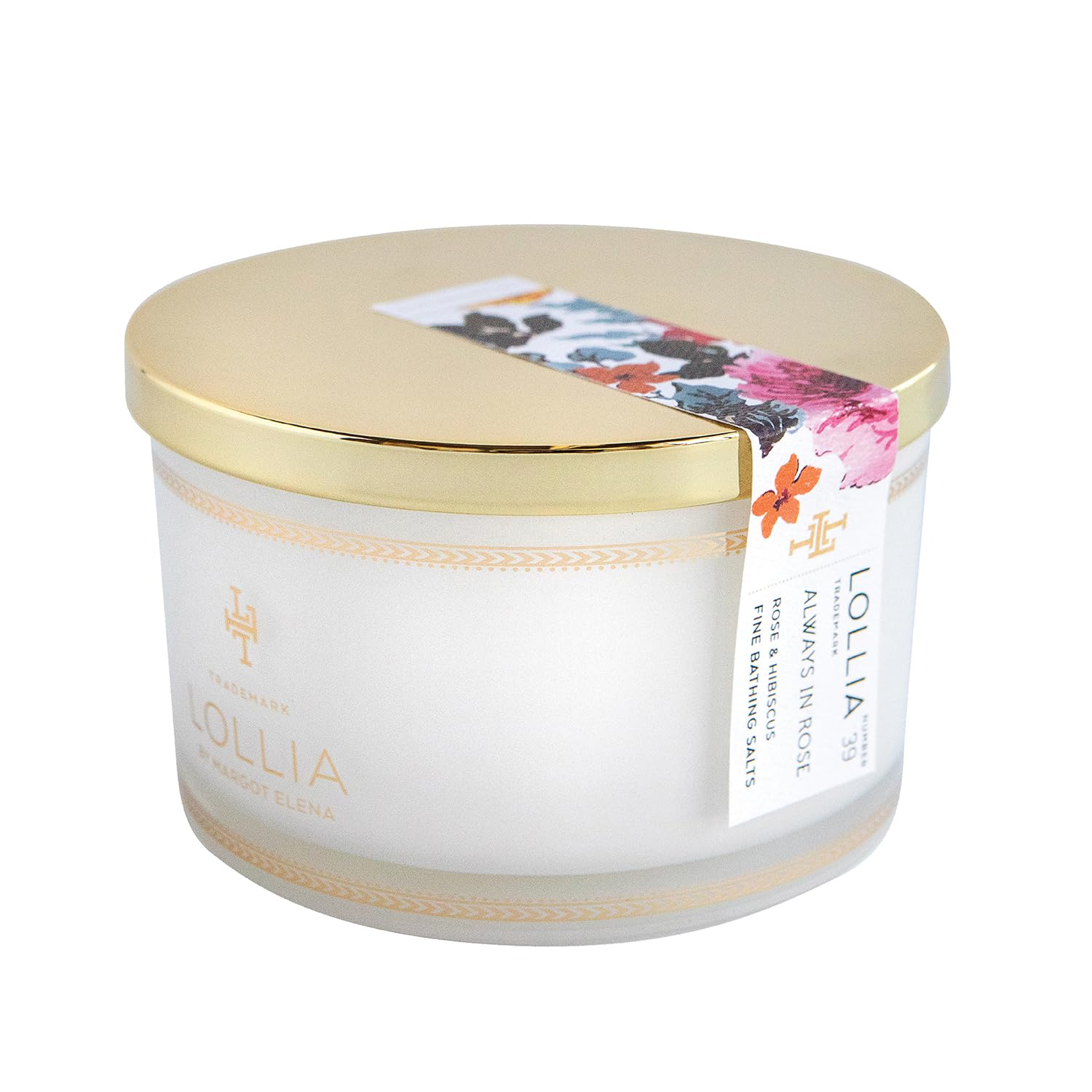 Lollia Fine Bathing Salts, 20 oz. – Bath Essential for Women, Bathtub Accessories, Relaxing Bath Salts for Women, Bath Products, Scented Luxury Bath Salts