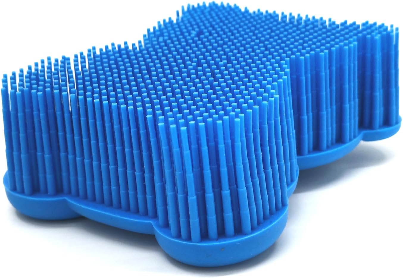 Premium Sensory Brush for Kids or Autism,Soft Silicone Body Scrubber,2 in 1 Sensory Room Occupational Therapy Sensory Brushes,Silicone Loofah,Pets Shower Brush Bath Brush Shampoo Brush(Whale-Teal)