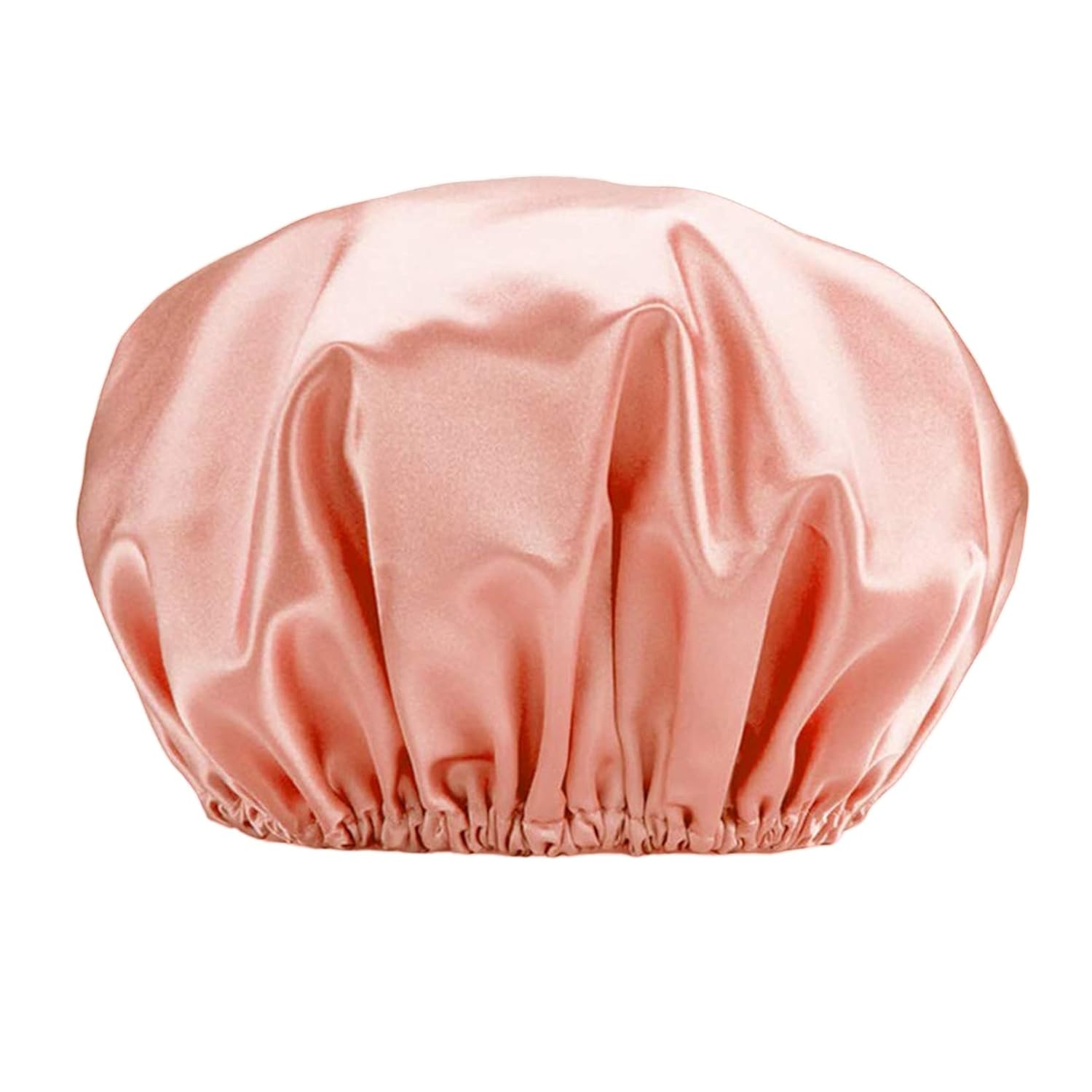 Bathing cap Bath Hair Hat Waterproof Reusable Shower Cap with Elastic Band Solid Color for Spa Salon Shower Cooking