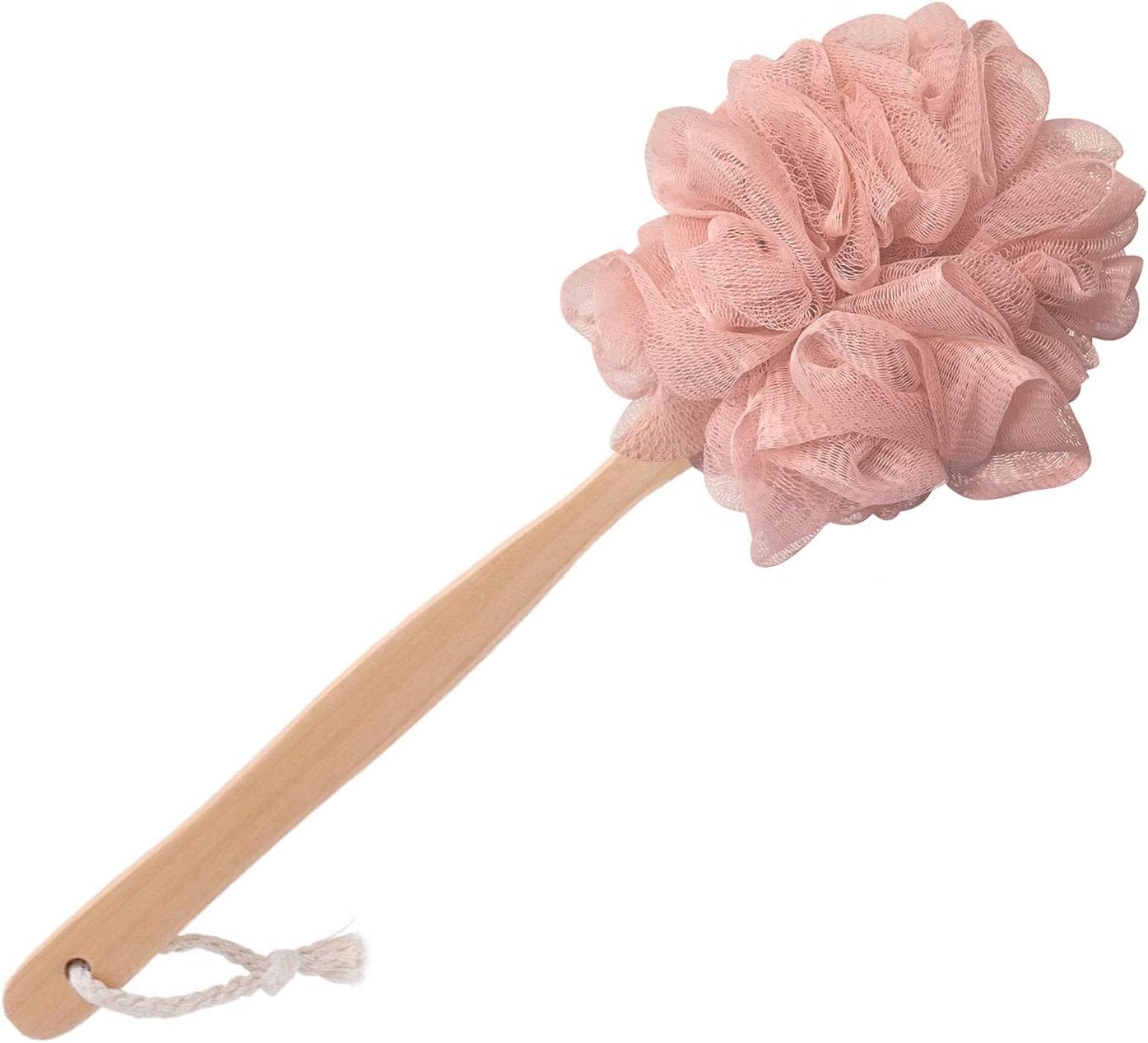 RASDDER Loofah with Handle, Loofah on a Stick, Loofah Sponge with Handle, PE Soft Mesh Luffa, Exfoliating Luffa on a Stick for Men and Women