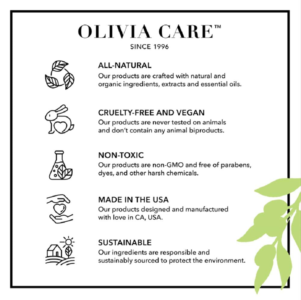 Olivia Care Body Oil Eucalyptus Mint Vegan & Natural | Hydrating & Moisturizing - Infused with VITAMIN E, K & Omega Fatty Acids - Reduce Dry Skin, Anti-Aging Properties (Eucalyptus Mint)