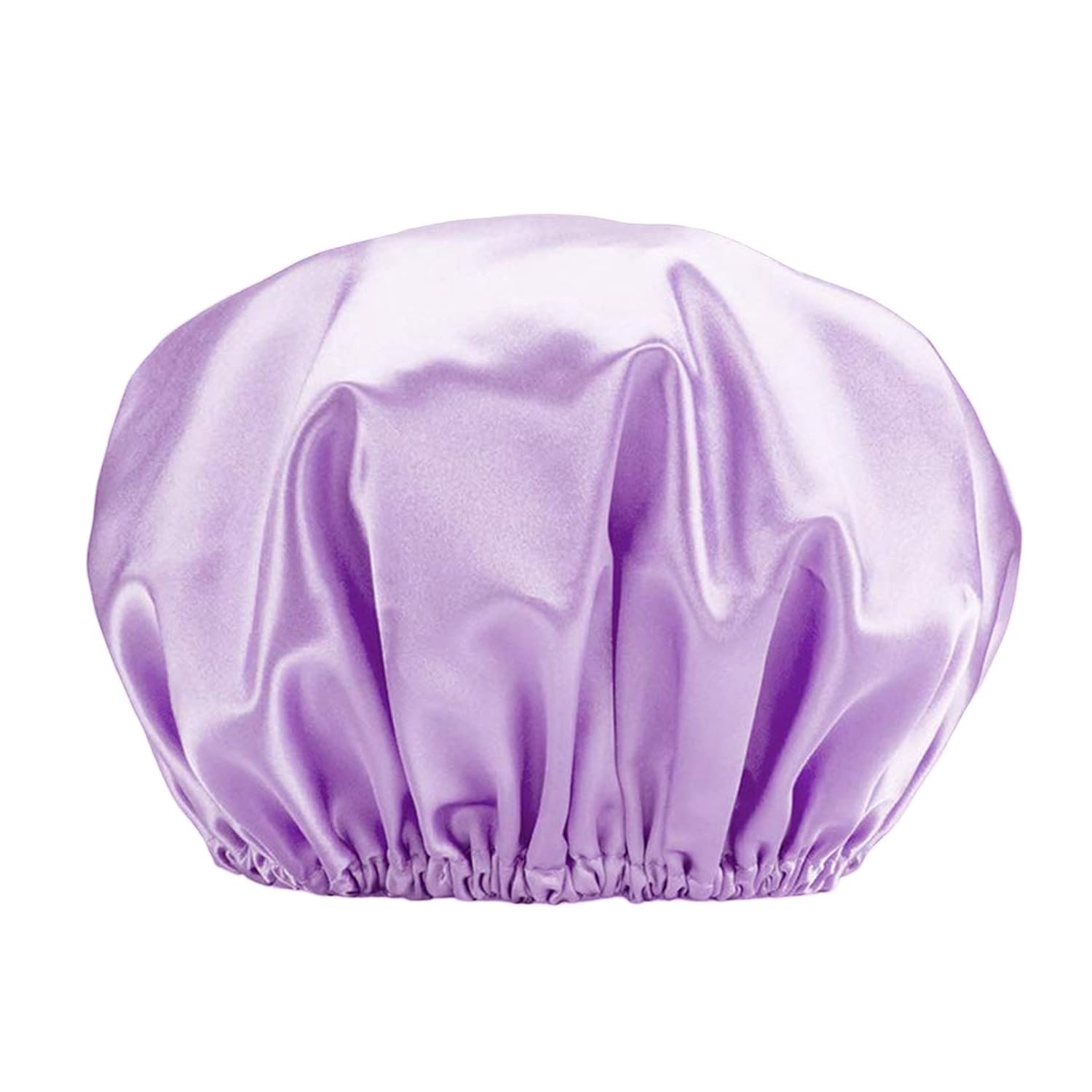 Bathing cap Bath Hair Hat Waterproof Reusable Shower Cap with Elastic Band Solid Color for Spa Salon Shower Cooking