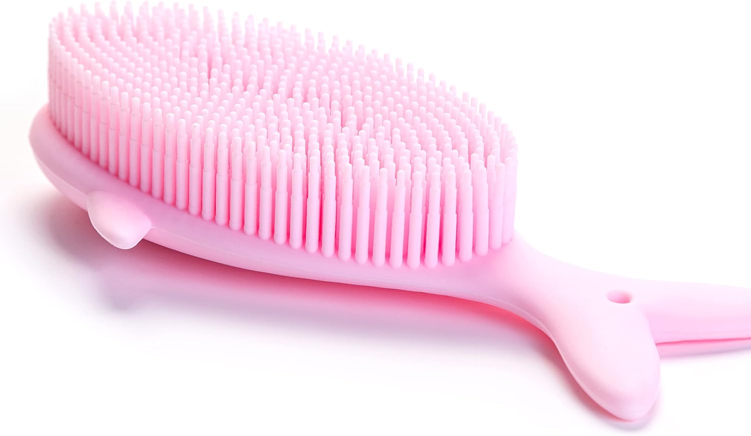 Premium Sensory Brush for Kids or Autism,Soft Silicone Body Scrubber,2 in 1 Sensory Room Occupational Therapy Sensory Brushes,Silicone Loofah,Pets Shower Brush Bath Brush Shampoo Brush(Whale-Teal)