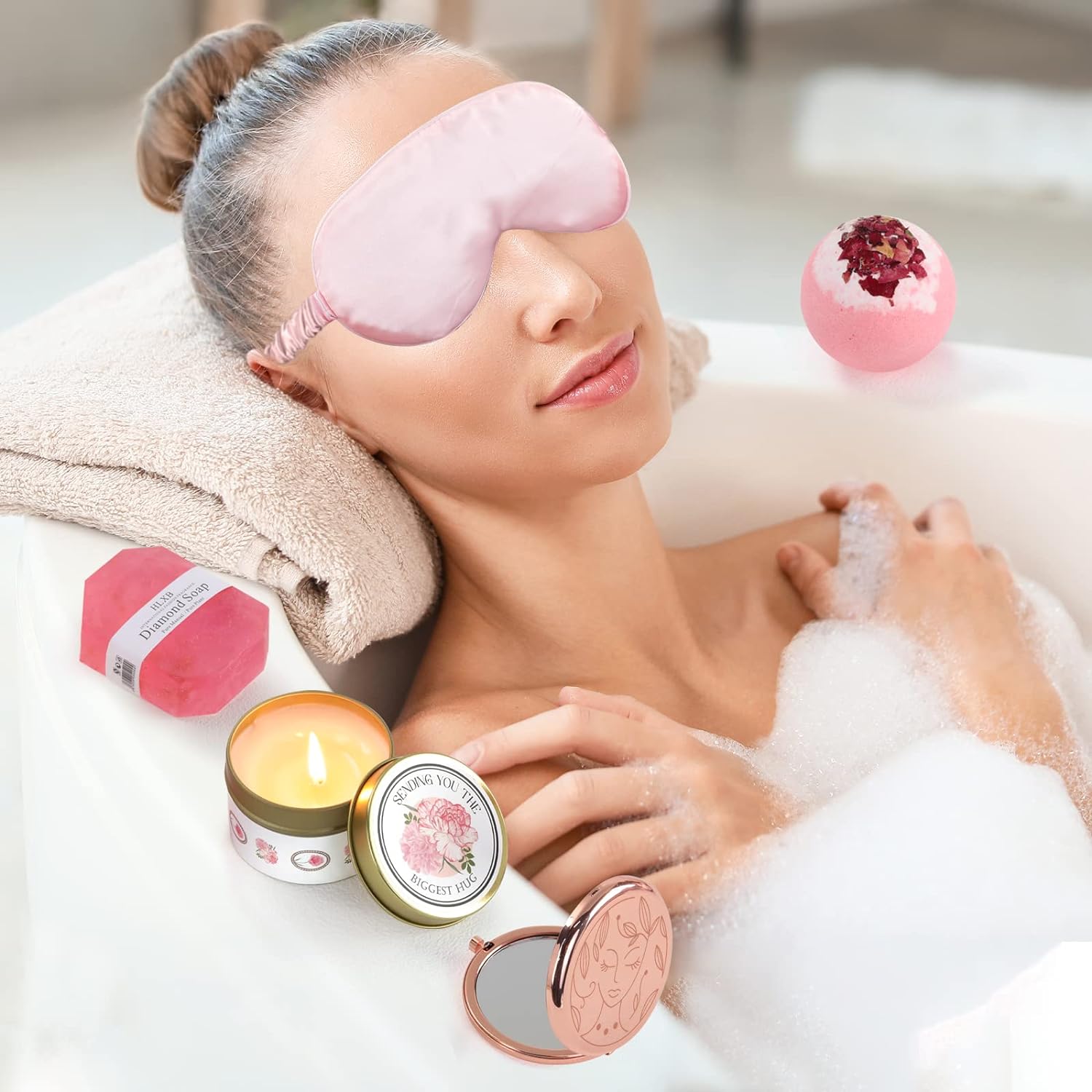 Care Package for Women, Get Well Soon Gifts for Women, Birthday Gifts for Women, Gift Basket for Women, Self Care Gifts Cheer Up Gifts for Women, Thinking of You Gifts for Women w/Tumbler Blanket