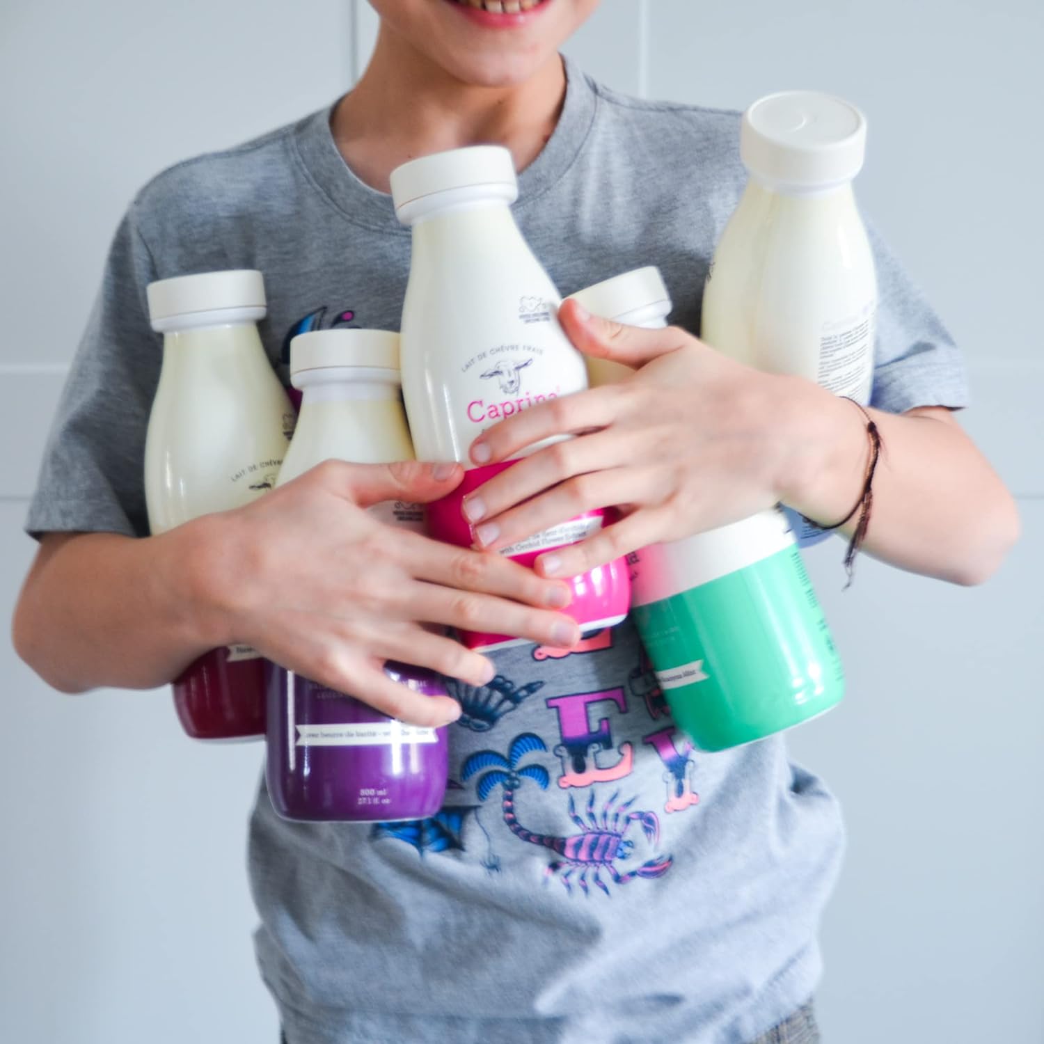 Caprina by Canus Bubble Bath, Original Formula, 27.1 oz, Pack of 4, with Fresh Canadian Goat Milk,Red