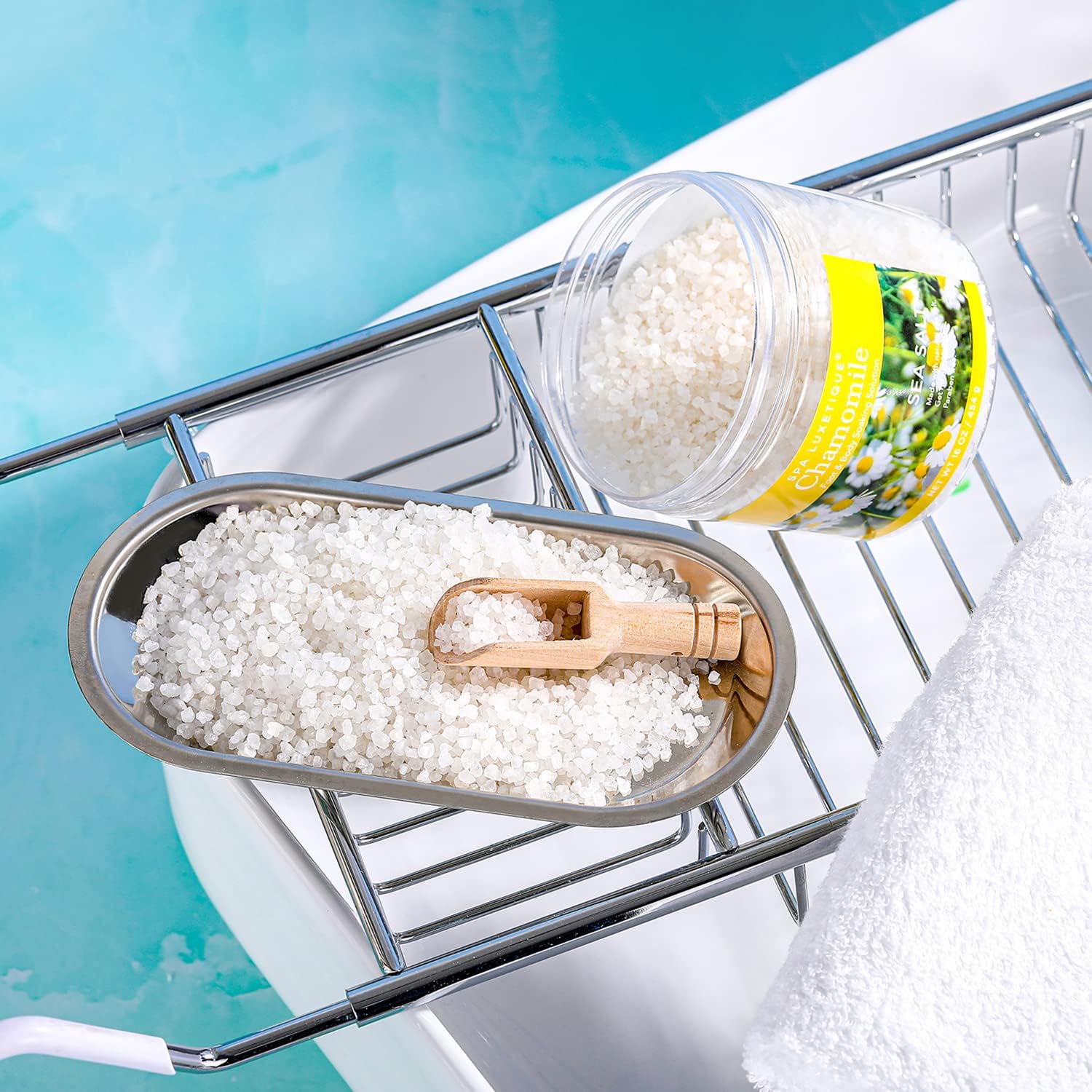 Bath Salts for Soaking, Spa Luxetique Epsom Salts Gifts Set for Women, 3.17lbs Bath Salts for Women, Epsom Salts for Soaking, Mother's Day Christmas Gifts for Woman Mom