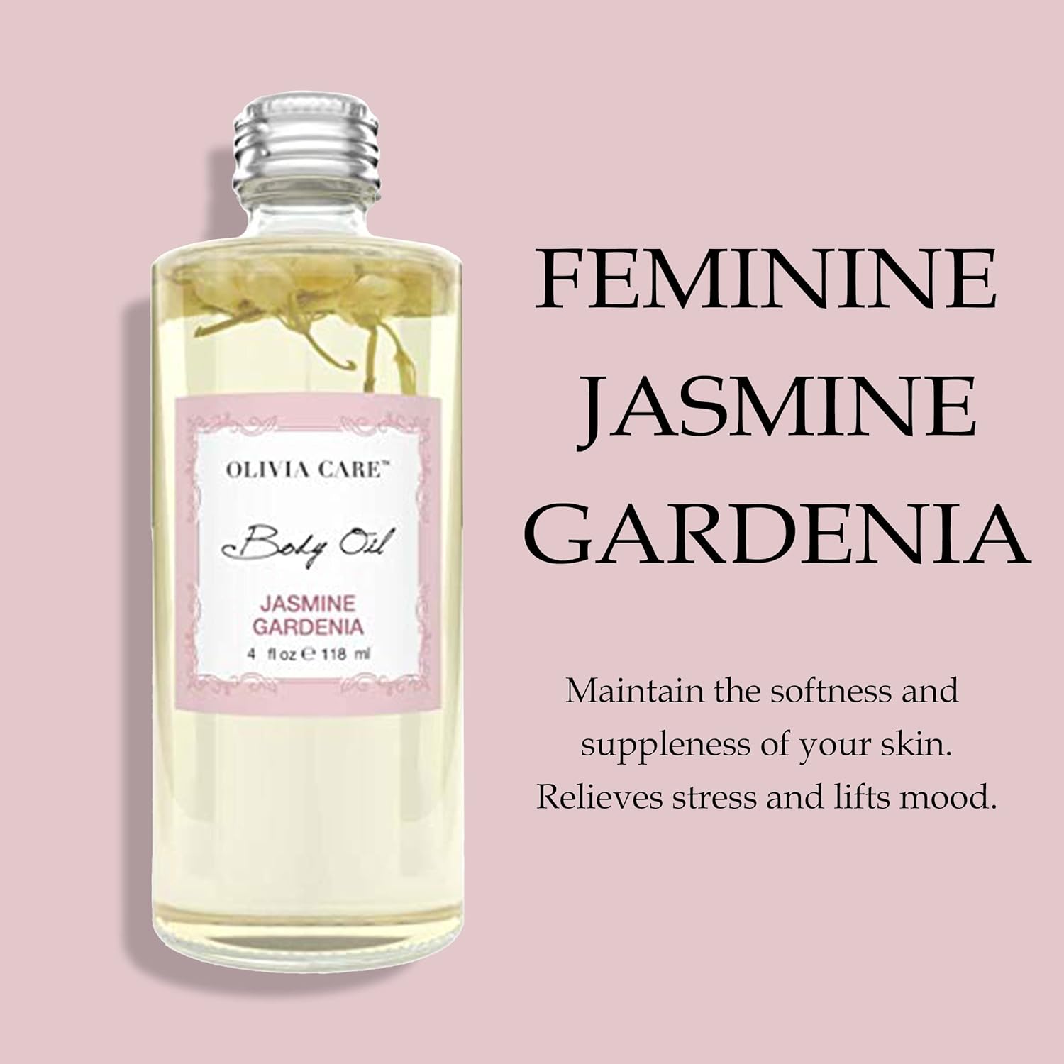 Olivia Care Body Oil Eucalyptus Mint Vegan & Natural | Hydrating & Moisturizing - Infused with VITAMIN E, K & Omega Fatty Acids - Reduce Dry Skin, Anti-Aging Properties (Eucalyptus Mint)