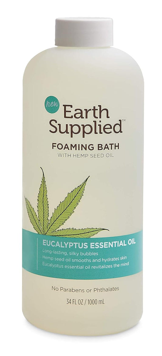 Earth Supplied - Foam Bath - Eucalyptus 34 OZ