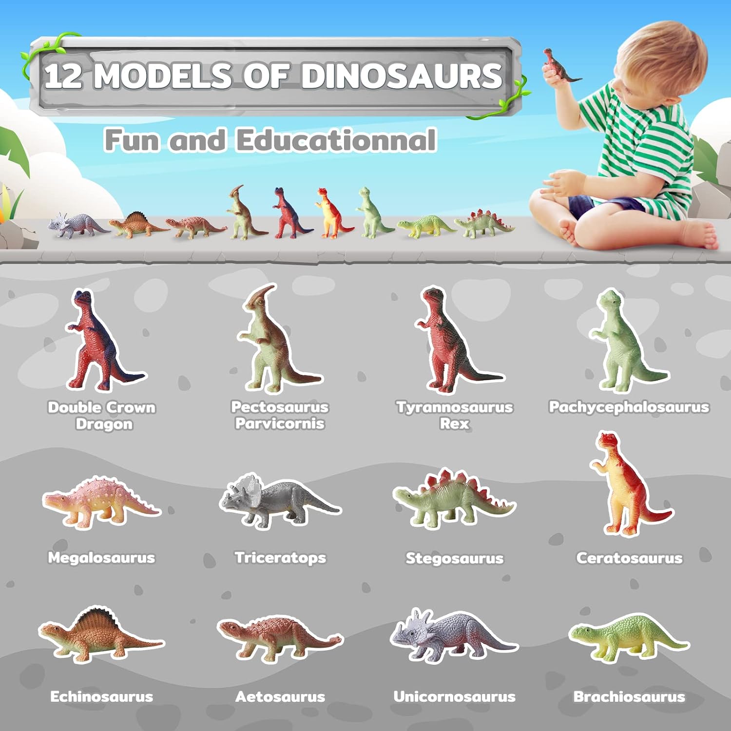 CalmNFiz Bath Bombs with Surprise Dinosaur Toys Inside，12 Pack Organic and Natural Bubble Bath Bombs，Bath Bomb Set Gift for Birthday/Christmas Gift for Her/Him