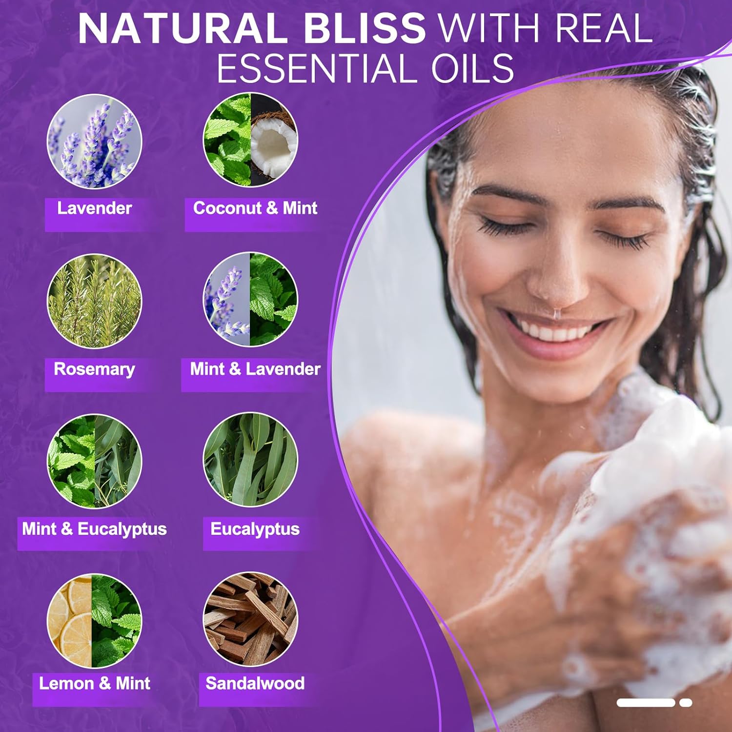 Aromatherapy Shower Steamers Valentines Day Gifts for her - Swcandy 8 Pcs Bath Bombs Valentine's Day Gifts for Women, Shower Bombs Self Care with Essential Oils, Relaxation Home SPA Lavender