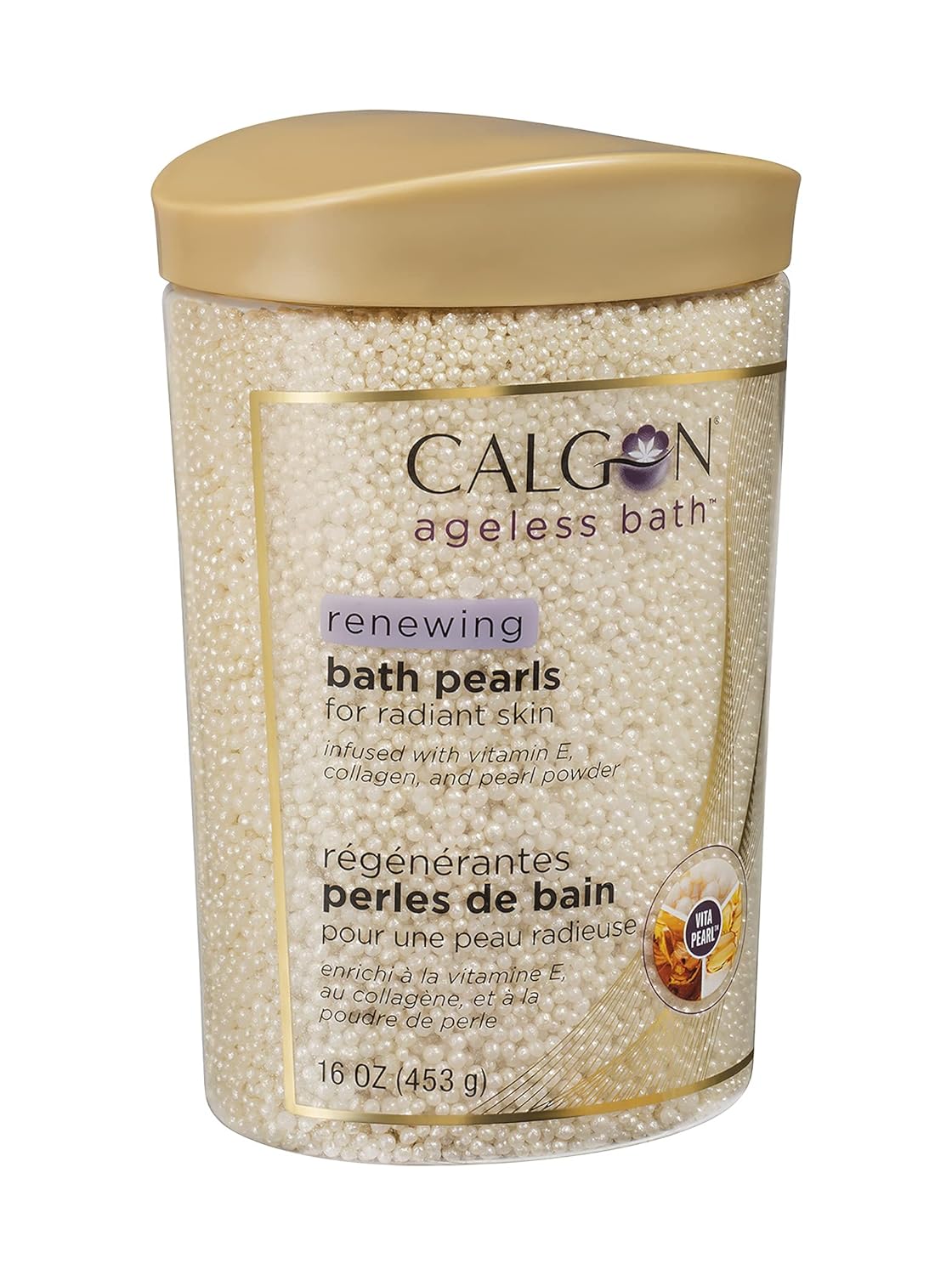 Calgon Ageless Bath Series Renewing Pearls (16-Ounce)