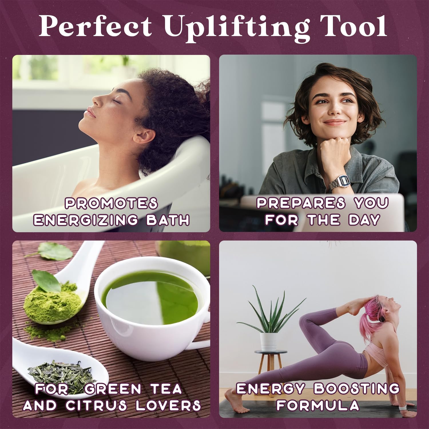 Purple Canyon Mystic Spa Box | 7 Piece Full Size Lavender Spa Kit for Self Care | Bath and Body Gifts for Women