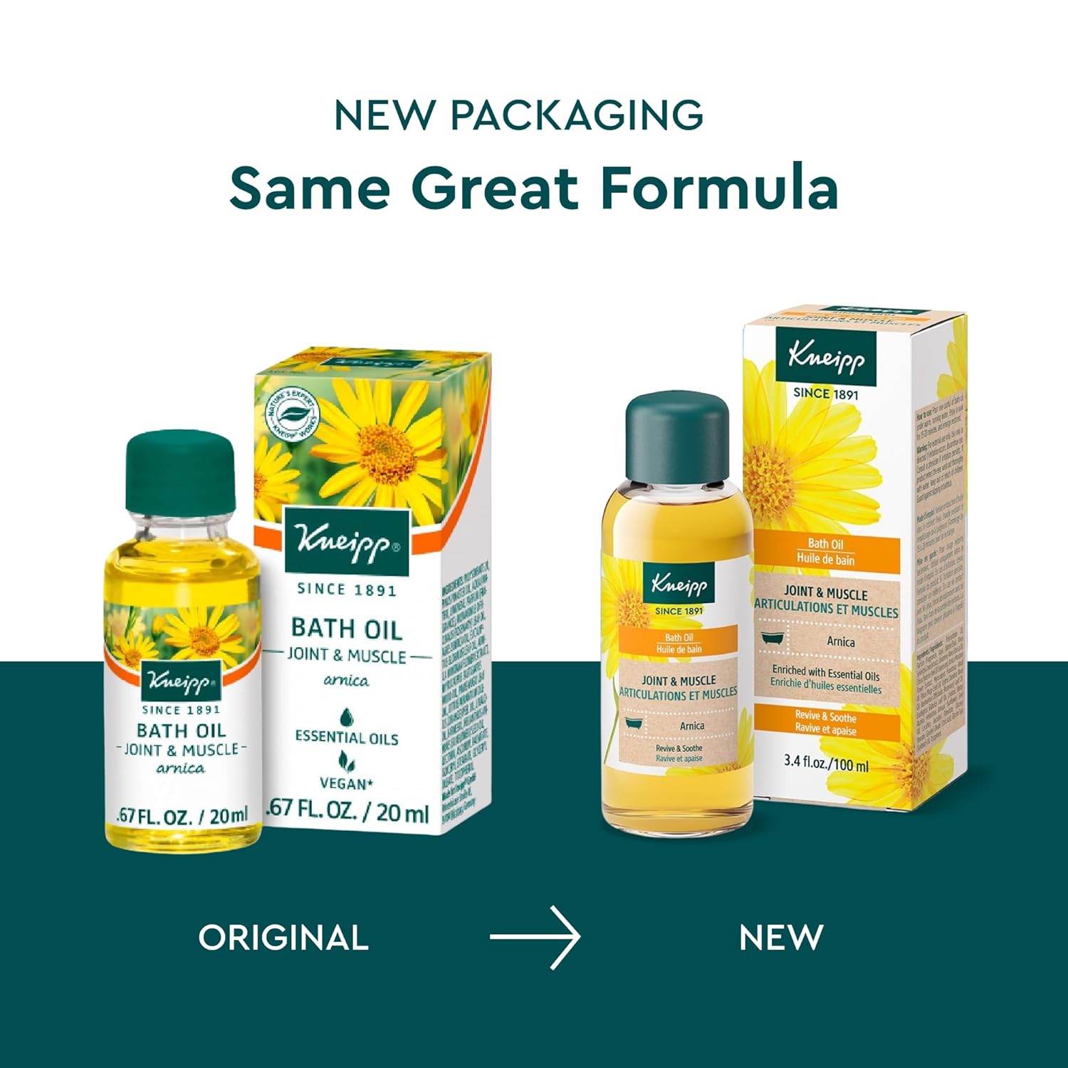 Kneipp Herbal Bath Oil Argan and Marula Beauty Secret, 3.38 Fl Oz