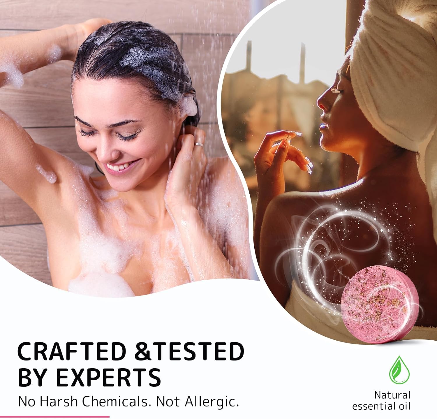 SWCANDY Shower Steamers Aromatherapy, 18 PCS Eucalyptus for Shower Christmas Stocking Stuffers for Women, Self Care & Spa Gifts with Lavender Natural Essential Oils