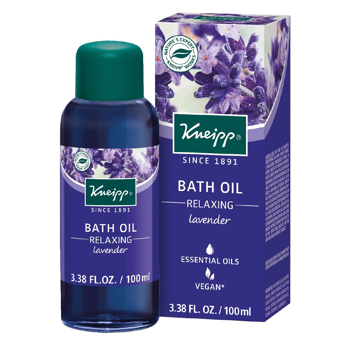 Kneipp Herbal Bath Oil Argan and Marula Beauty Secret, 3.38 Fl Oz