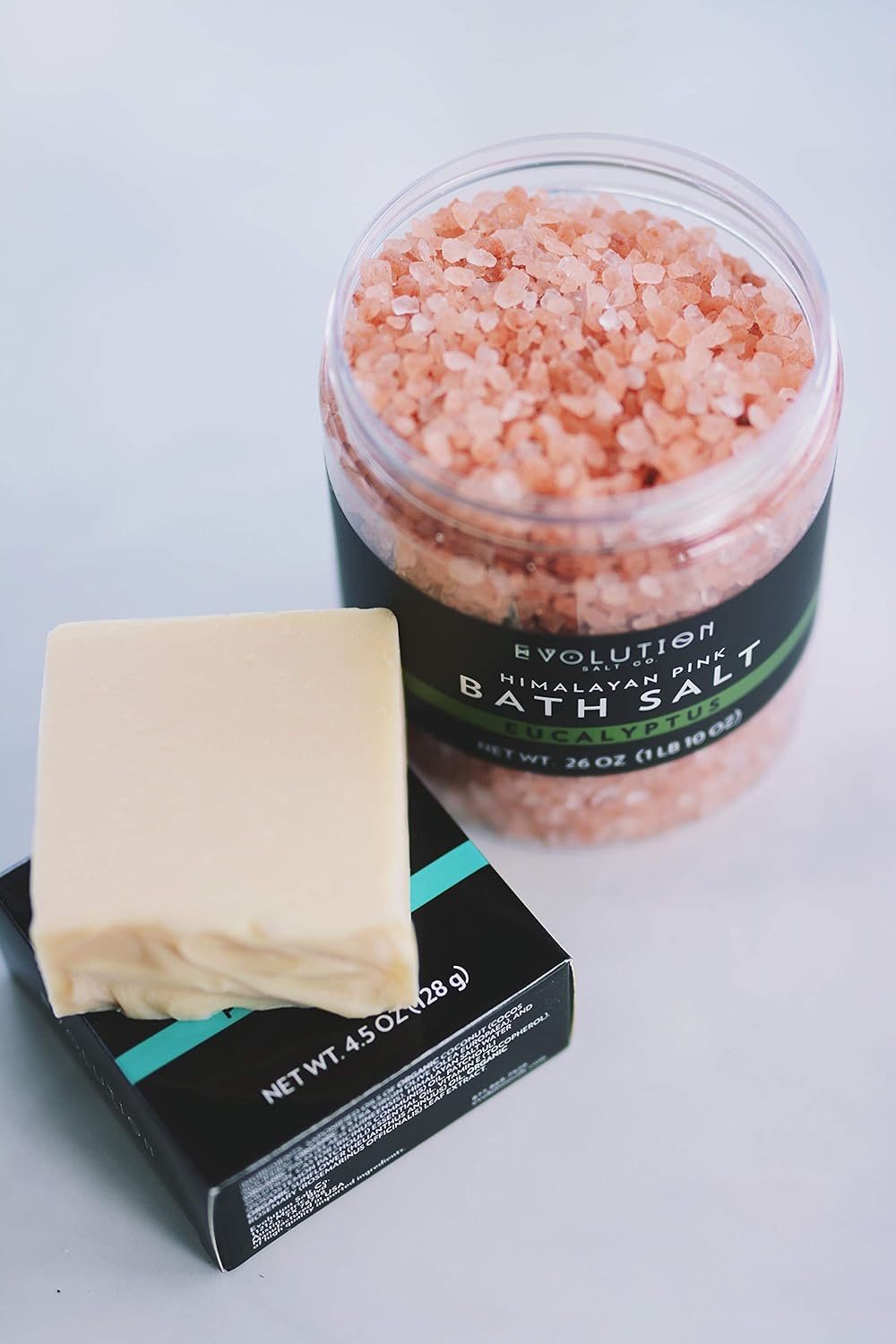 Evolution Salt Himalayan Crystal Bath Salt Lavender, 26 Oz