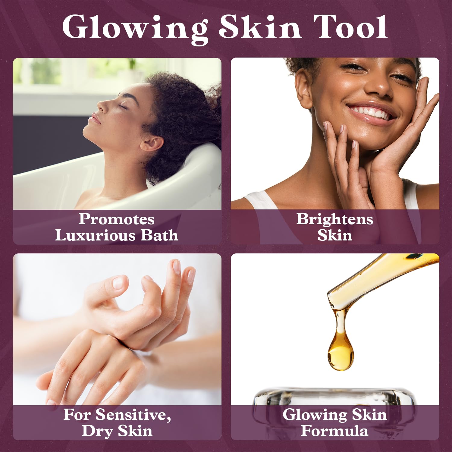 Purple Canyon Mystic Spa Box | 7 Piece Full Size Lavender Spa Kit for Self Care | Bath and Body Gifts for Women