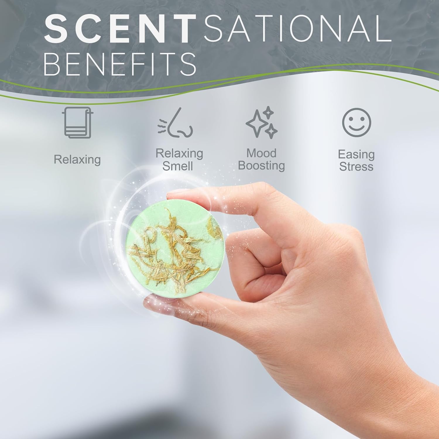 Aromatherapy Shower Steamers Valentines Day Gifts for her - Swcandy 8 Pcs Bath Bombs Valentine's Day Gifts for Women, Shower Bombs Self Care with Essential Oils, Relaxation Home SPA Lavender