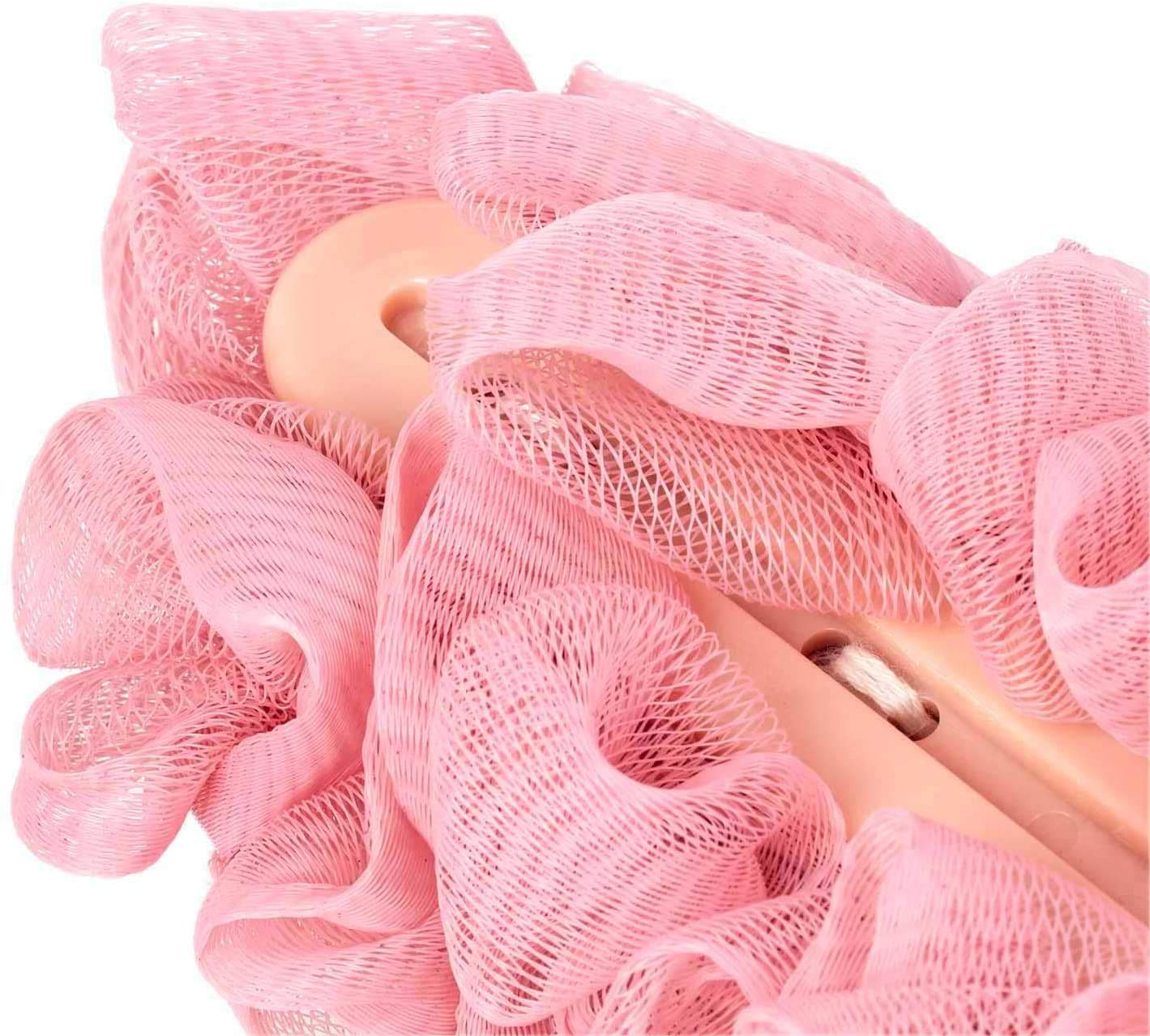 Arswin Back Scrubber for Shower, Loofah Long Handle Bath Body Brush, Soft Nylon Mesh Sponge On a Stick for Shower Men Women Kids Elderly, Exfoliating Scrub Cleaning Luffa for All Kinds of Skin(Blue)