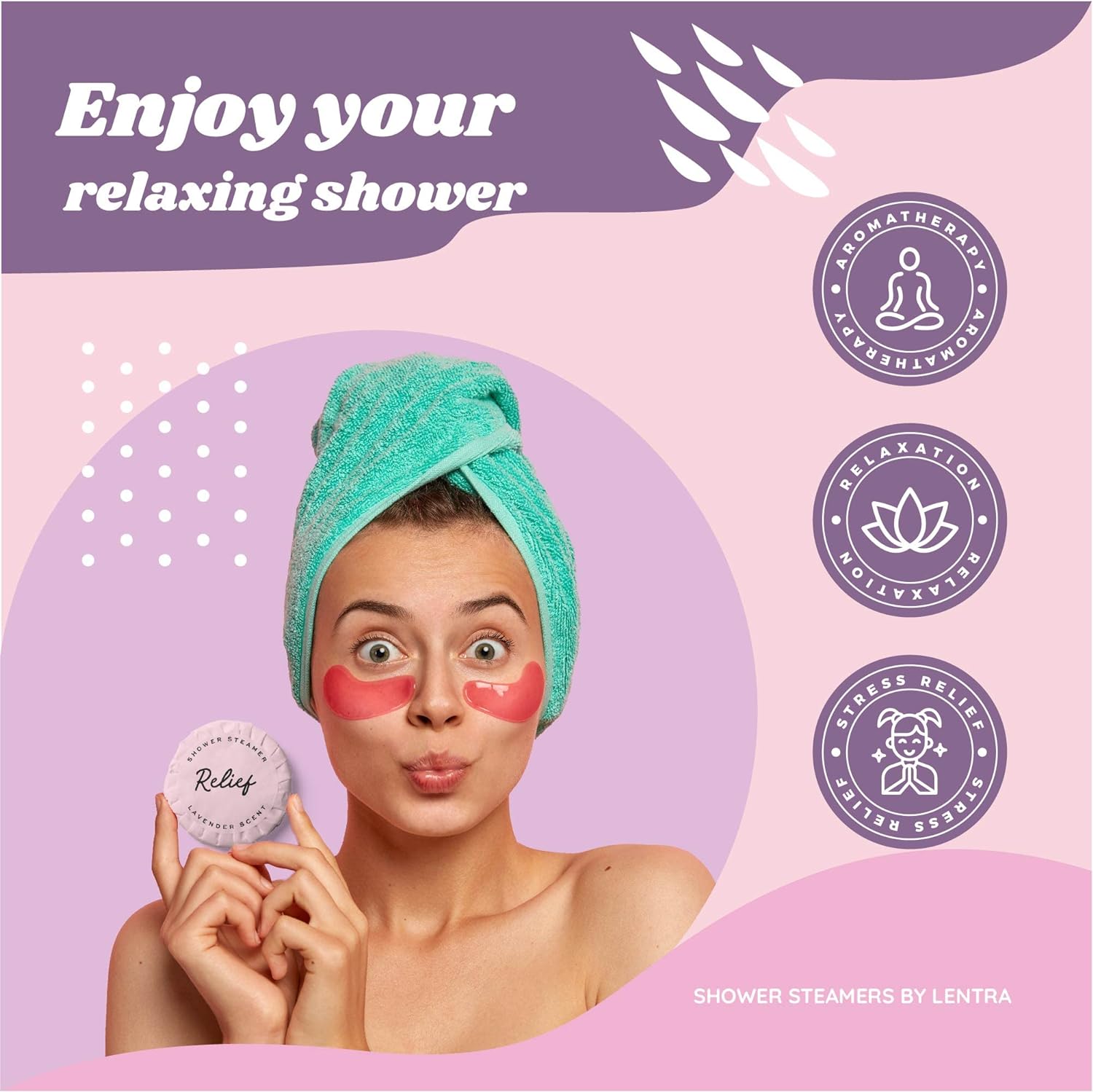 Holiday Gift Shower Steamers Eucalyptus 18 Pack - Aromatherapy Shower Bath Bombs, Self Care and Relaxation Birthday Gifts for Women and Men.