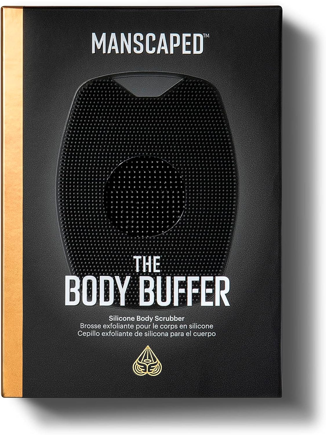 MANSCAPED® The Body Buffer Premium Silicone Scrubber for Nourishing, Cleaning & Exfoliating Your Skin - Lather Boosting Bristles with Ergonomic No-Slip Handle, Long-Lasting & Easy to Clean (1-Pack)