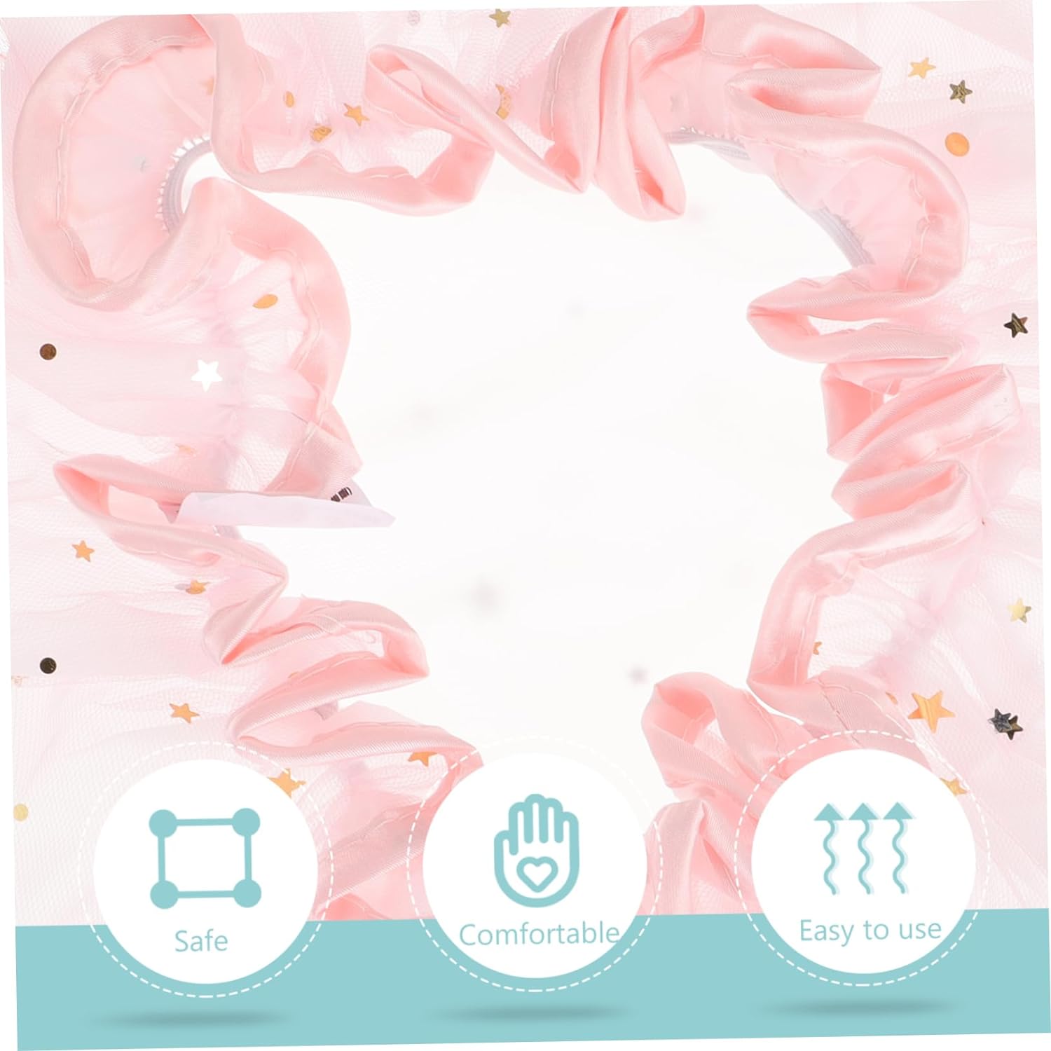 Angoily 2pcs Beauty Hat Women Spa Cap Modern Shower Cap Hair Salon Cap Elastic Bath Caps Chemo Cap Bath Accessories Hair Cap for Shower Spa Hair Caps Girl Hats Satin Hair Mask Miss Muslim