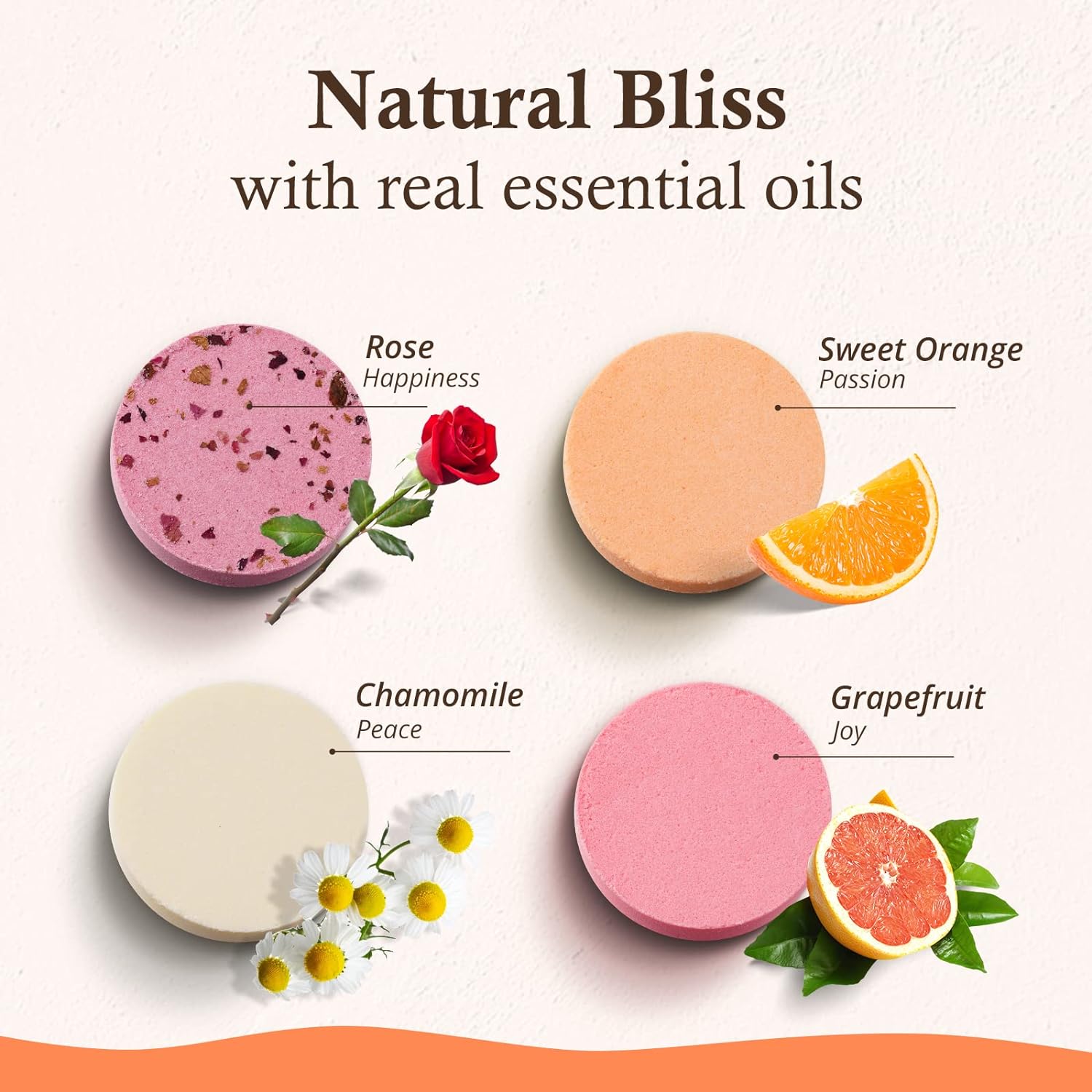 Shower Steamers Aromatherapy 6 Packs Shower Tablets with Essential Oil for Home SPA & Self Care, Stress Relief, Birthday Gifts for Women and Men, Eucalyptus Shower Bath Bombs - BABYPEACH