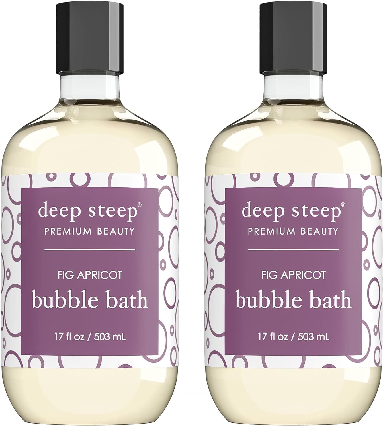 Deep Steep Bubble Bath, 17 Ounce (Pack of 2) (Vanilla Coconut)