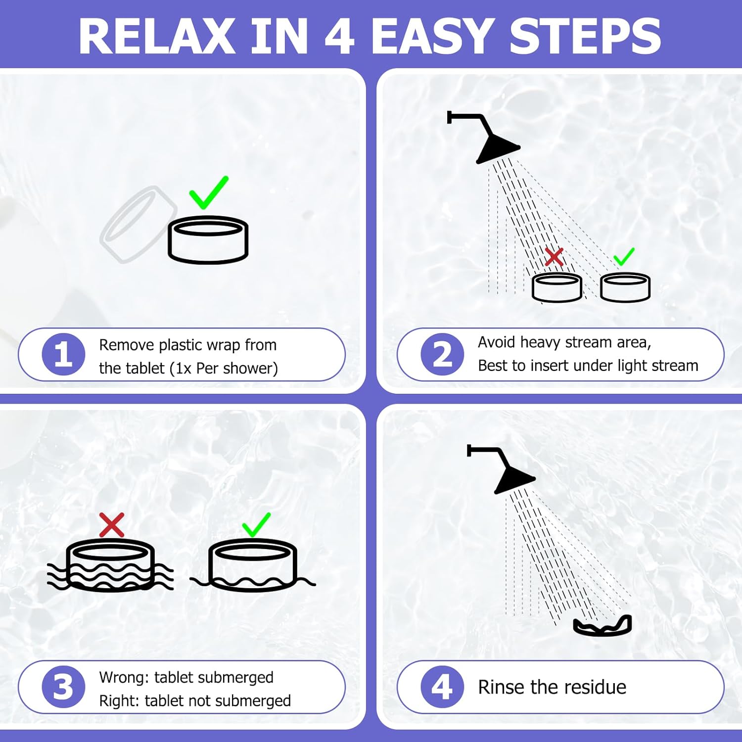 SWCANDY Shower Steamers Aromatherapy, 18 PCS Eucalyptus for Shower Christmas Stocking Stuffers for Women, Self Care & Spa Gifts with Lavender Natural Essential Oils