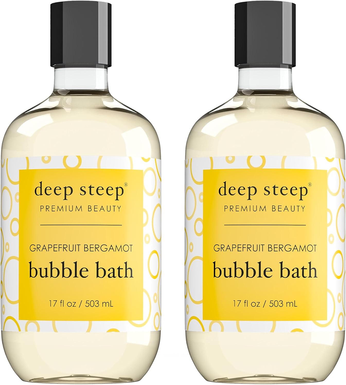Deep Steep Bubble Bath, 17 Ounce (Pack of 2) (Vanilla Coconut)