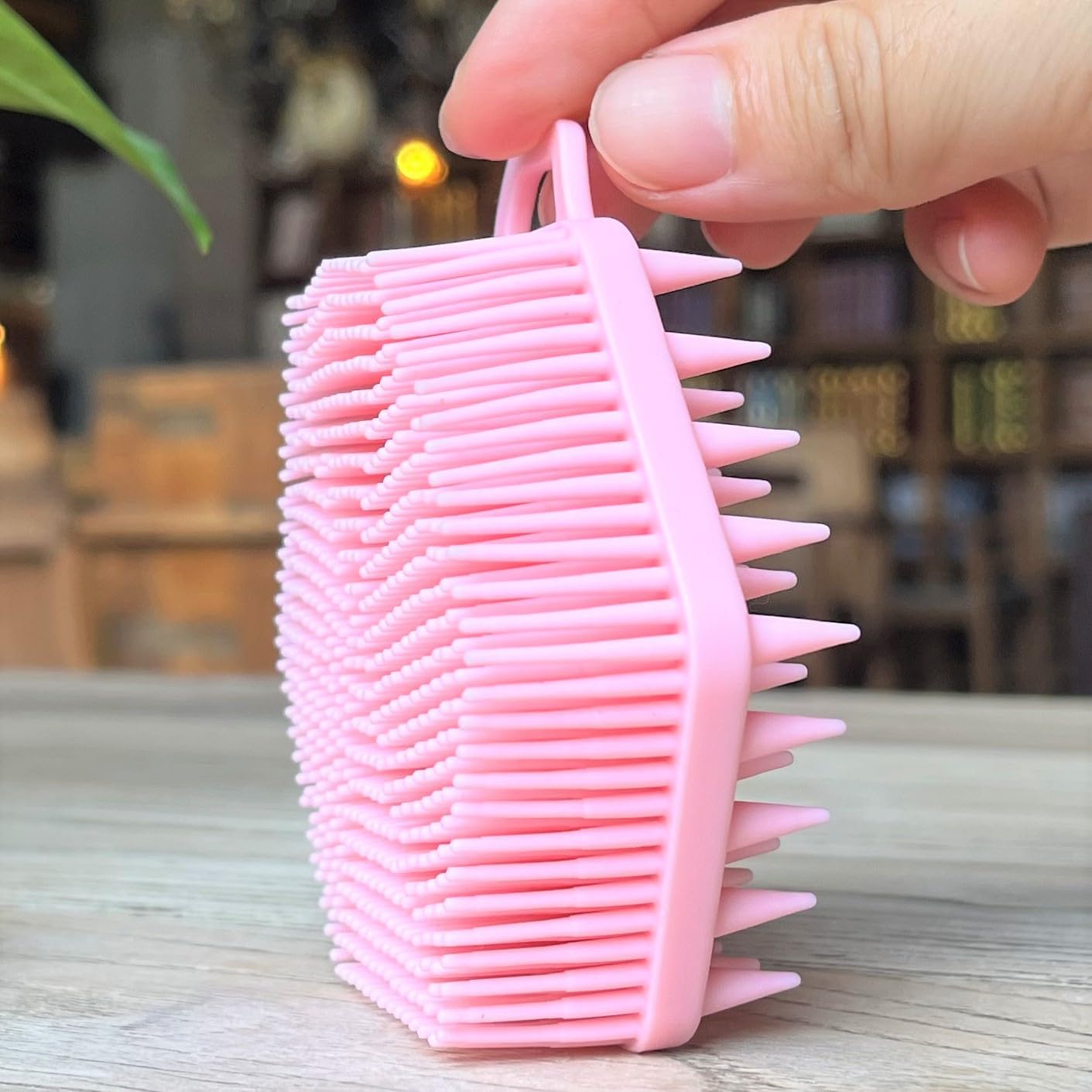 Premium Sensory Brush for Kids or Autism,Soft Silicone Body Scrubber,2 in 1 Sensory Room Occupational Therapy Sensory Brushes,Silicone Loofah,Pets Shower Brush Bath Brush Shampoo Brush(Whale-Teal)