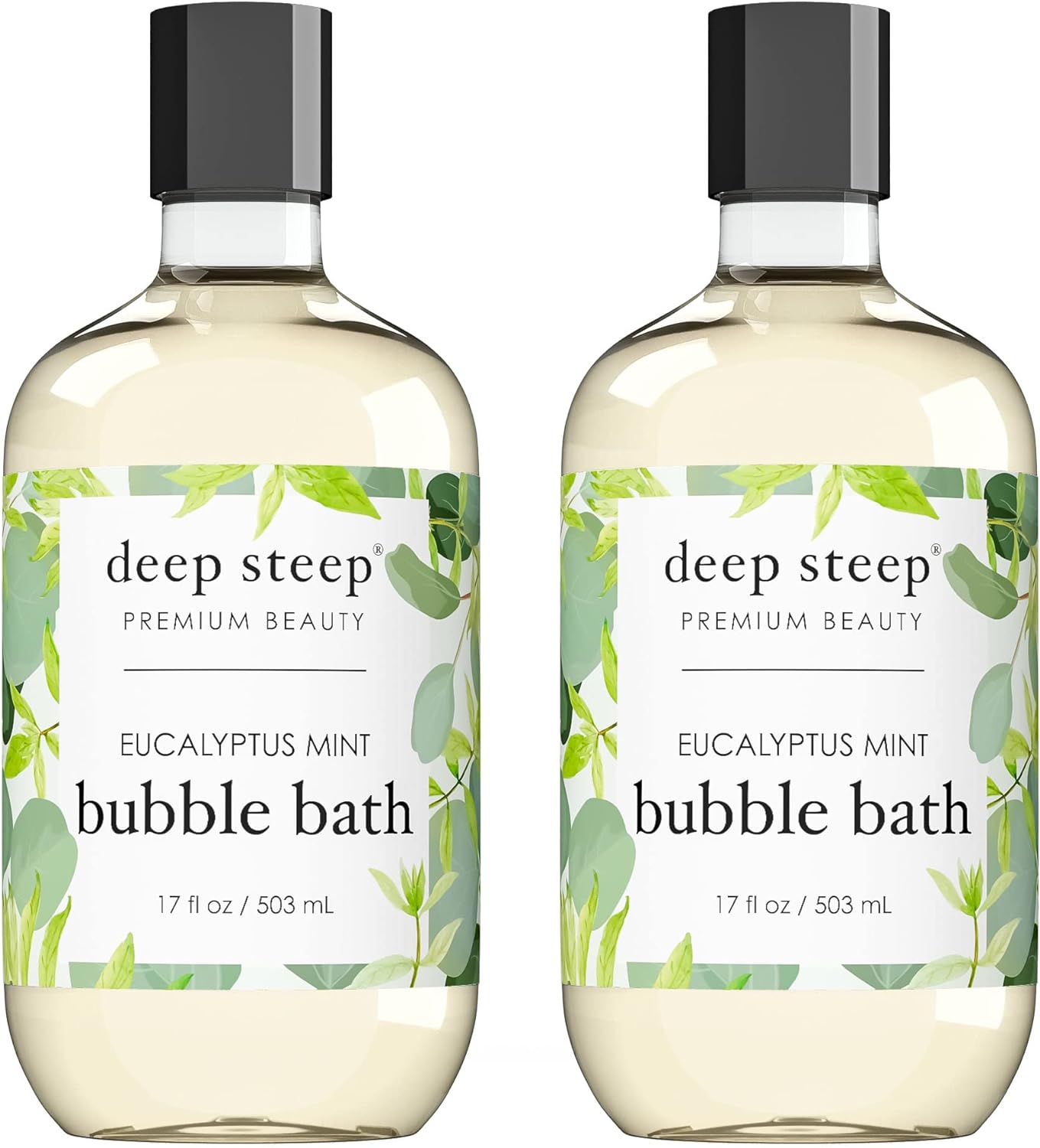 Deep Steep Bubble Bath, 17 Ounce (Pack of 2) (Vanilla Coconut)