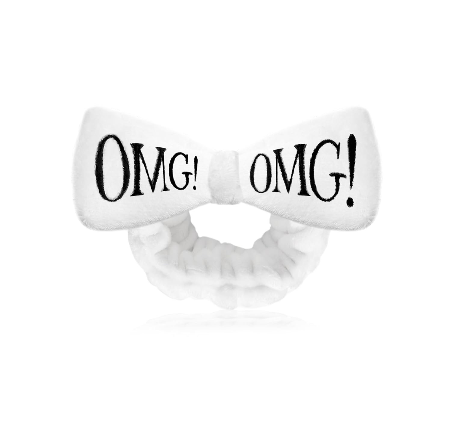 double dare OMG! Mega Hair Band(White) - Fun, Cute, Cozy and Comfortable