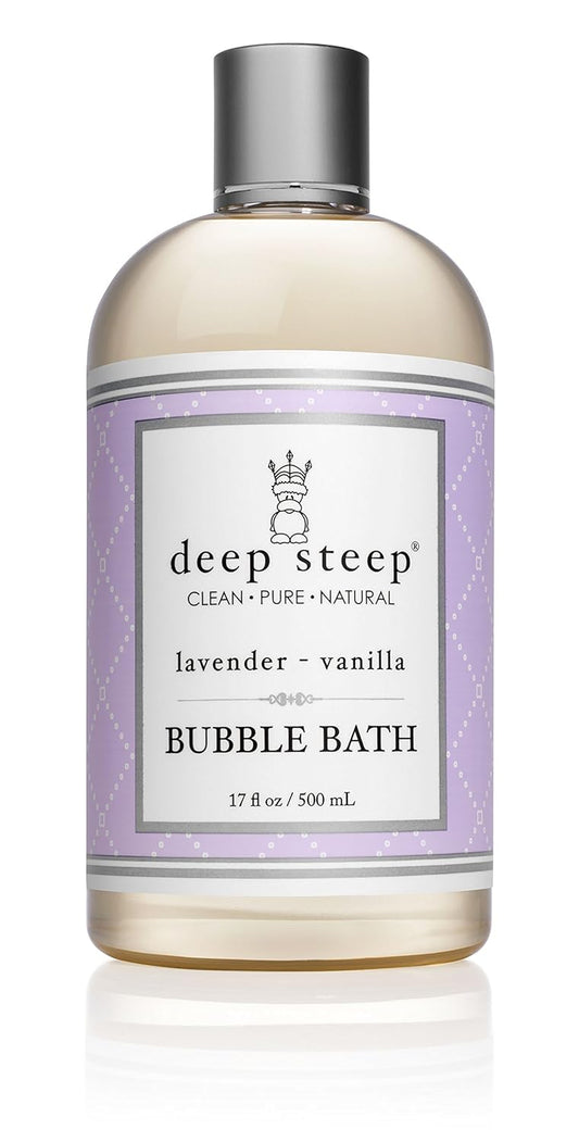 Deep Steep Classic Bubble Bath Lavender Vanilla 17 Ounce
