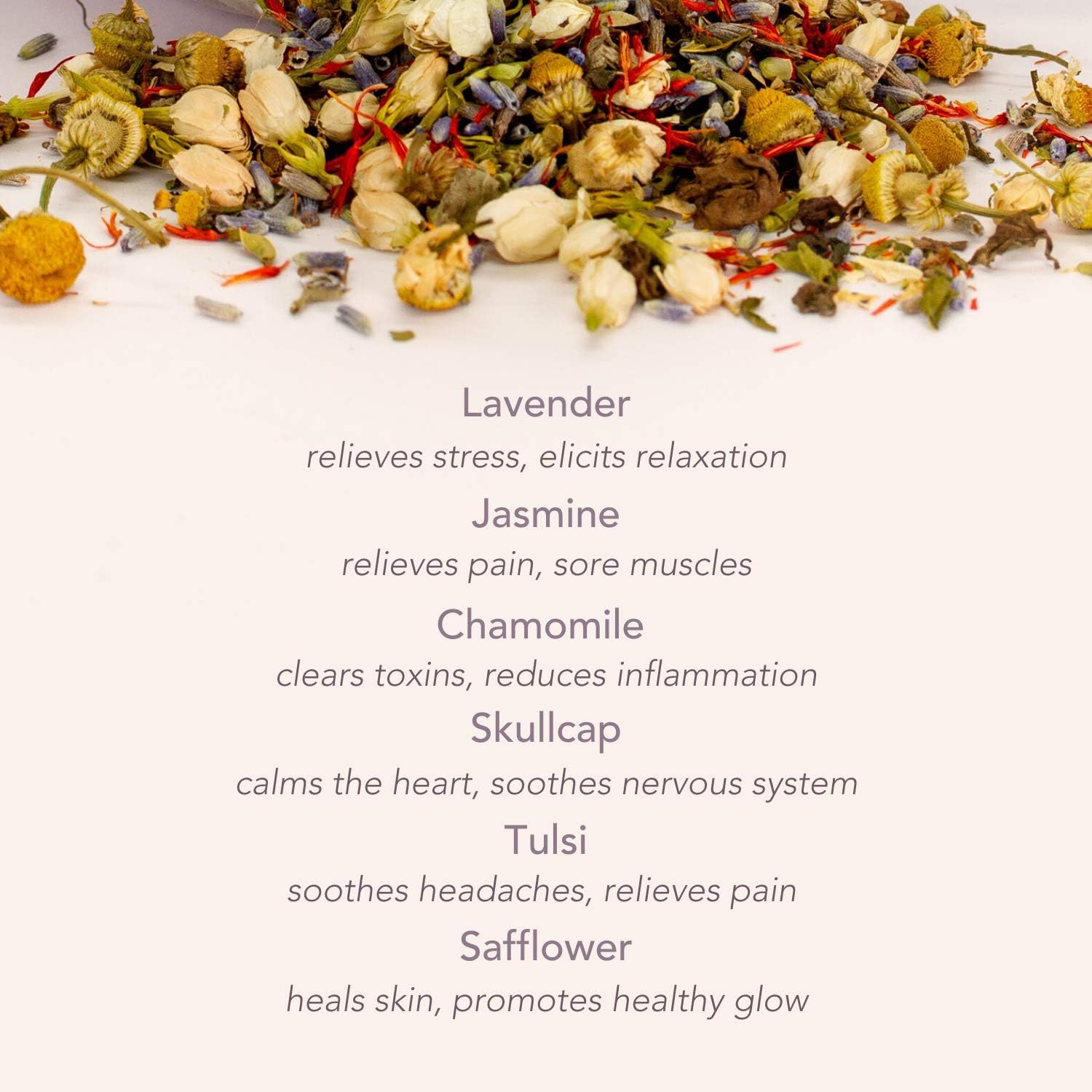 Moon Bath Botanical Bath Tea | New Moon Herbal Ayurvedic Bath Tea Soak w/Lavender, Jasmine & Chamomile for 2 Baths & Organic Body Care for Lunar Alignment | Made in USA