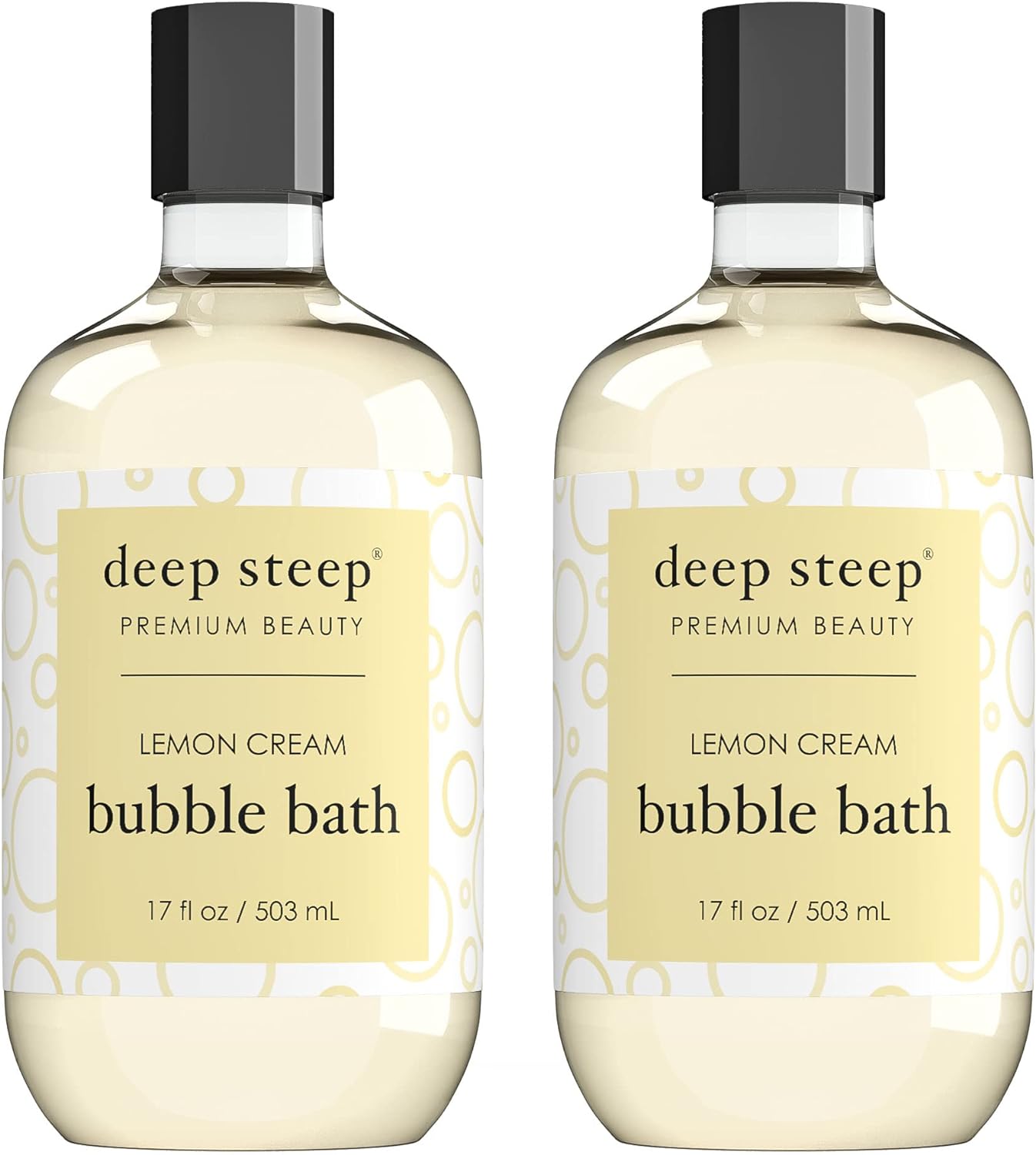 Deep Steep Bubble Bath, 17 Ounce (Pack of 2) (Vanilla Coconut)