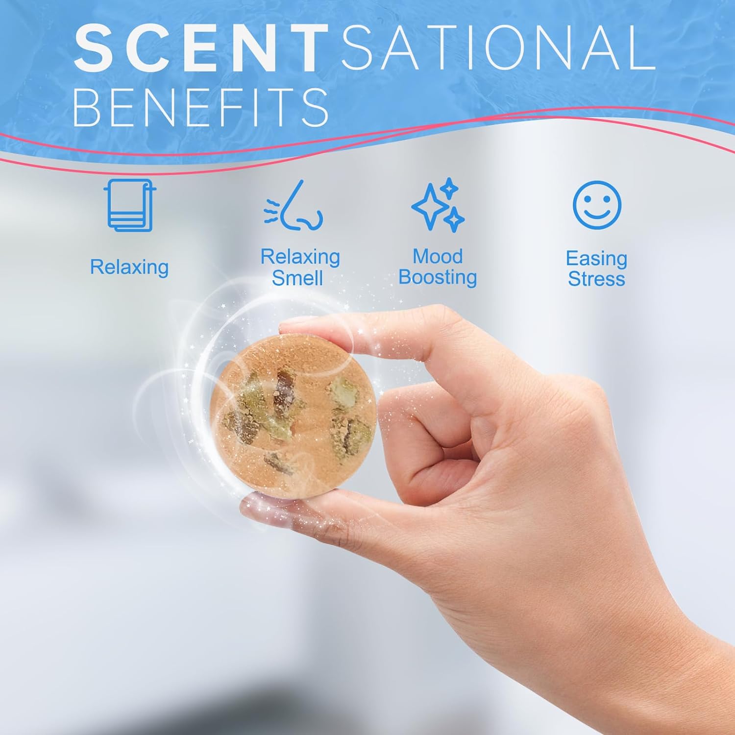 Aromatherapy Shower Steamers Valentines Day Gifts for her - Swcandy 8 Pcs Bath Bombs Valentine's Day Gifts for Women, Shower Bombs Self Care with Essential Oils, Relaxation Home SPA Lavender