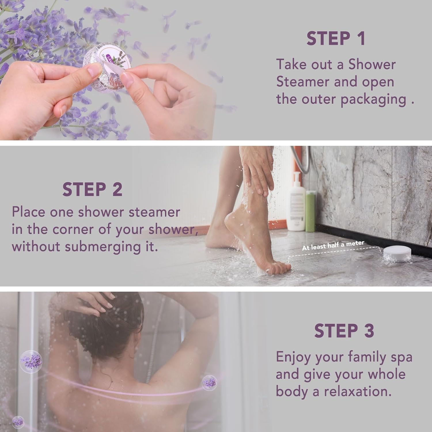 OKGL Shower Steamers Aromatherapy 18 Pack - Lavender, Mint, Eucalyptus, Shower Steamers for Women, Valentine's Day Gift, Stress Relief, Birthday Gift, Relaxation Gift, Spa Gift for Women