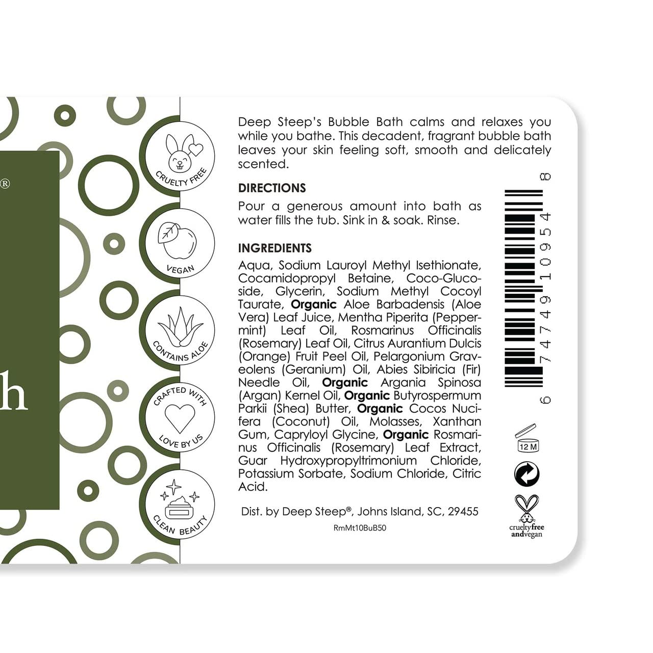 Deep Steep Bubble Bath, 10 oz (Honey Blossom)