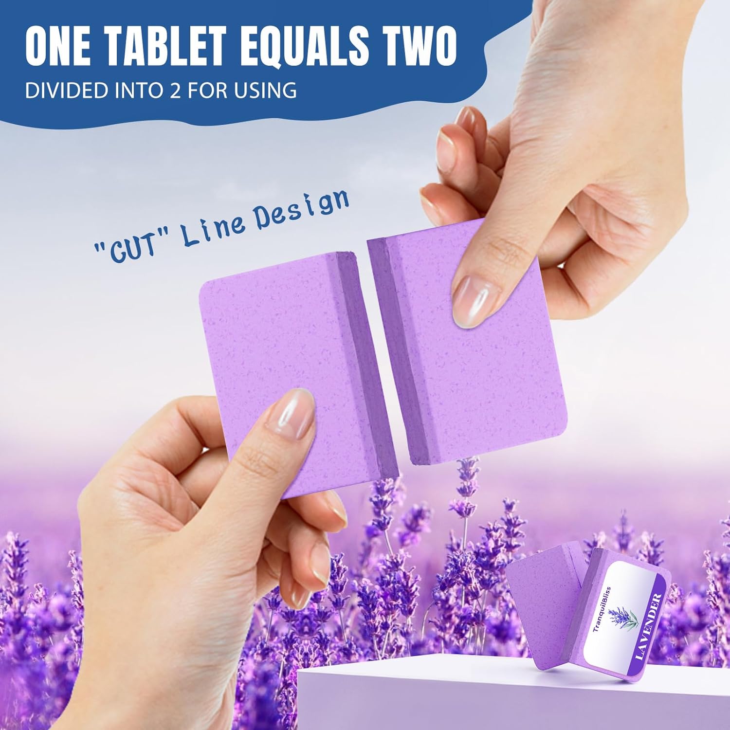 TranquilBliss Shower Steamers with Natural Fragrance, 6 Pack Shower Bath Bombs, Christmas Gifts Stocking Stuffers, Luxury Self Care & Relaxation Christmas, Birthday, Gifts for Women and Men