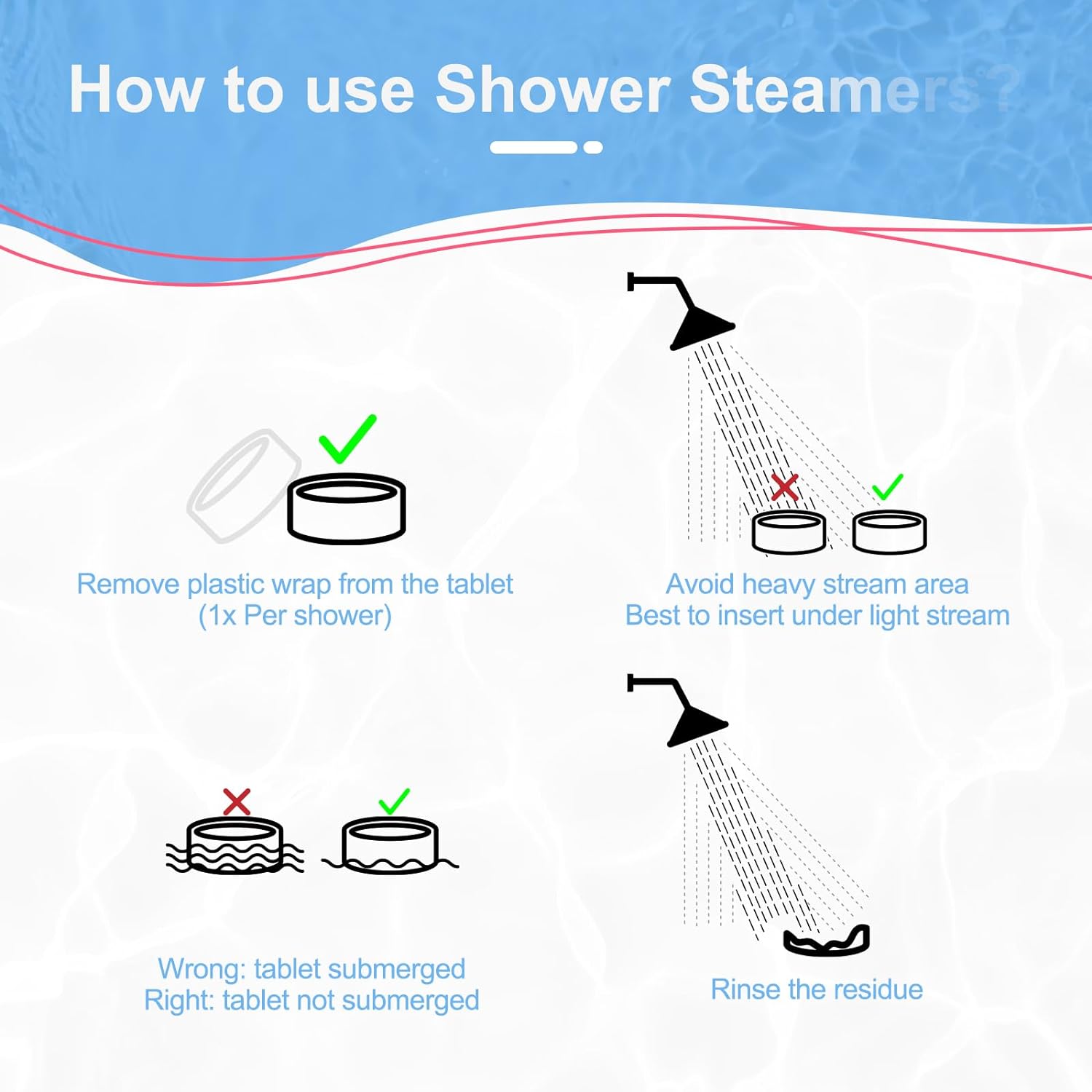 Aromatherapy Shower Steamers Valentines Day Gifts for her - Swcandy 8 Pcs Bath Bombs Valentine's Day Gifts for Women, Shower Bombs Self Care with Essential Oils, Relaxation Home SPA Lavender