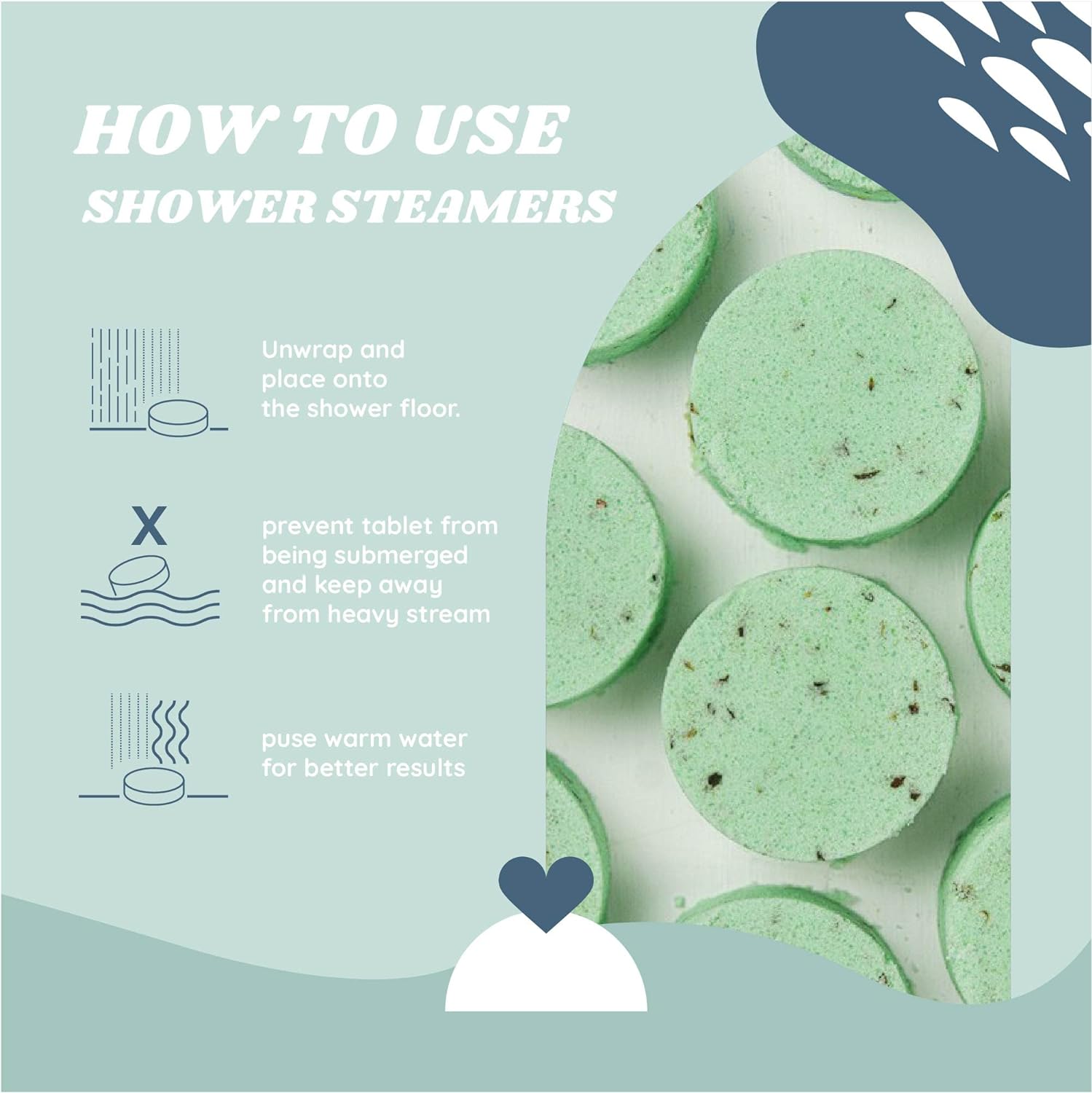 Holiday Gift Shower Steamers Eucalyptus 18 Pack - Aromatherapy Shower Bath Bombs, Self Care and Relaxation Birthday Gifts for Women and Men.