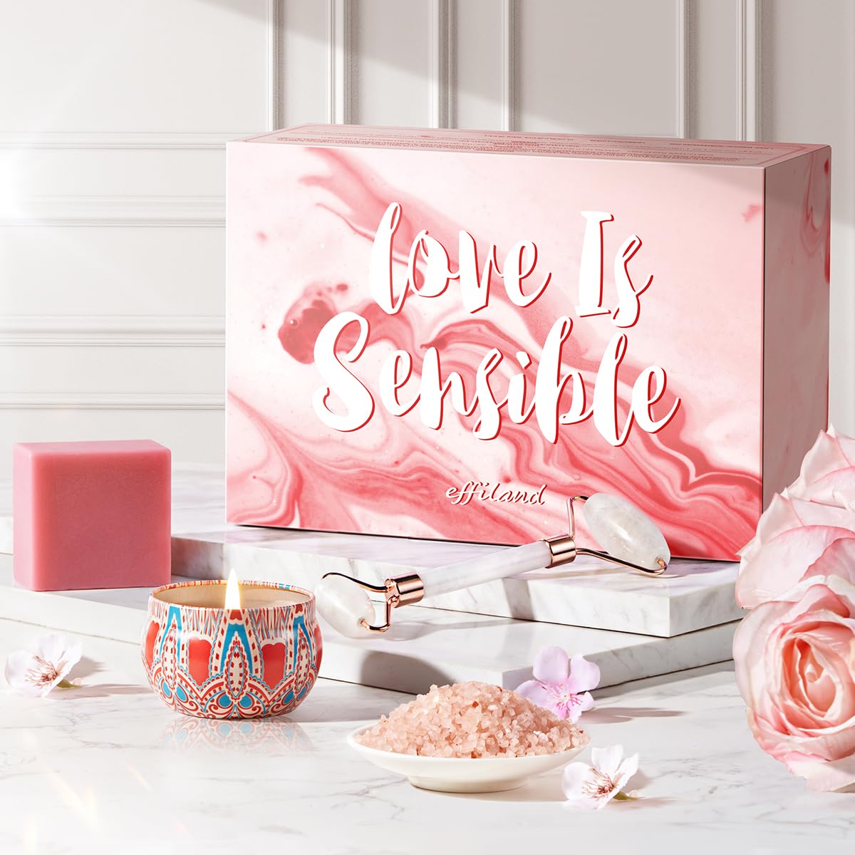 Effiland Aromatherapy Shower Steamers Shower Gifts,Soap Holder Set, 6-Pack Shower Bombs,Gift for Women,Relaxing Self Care