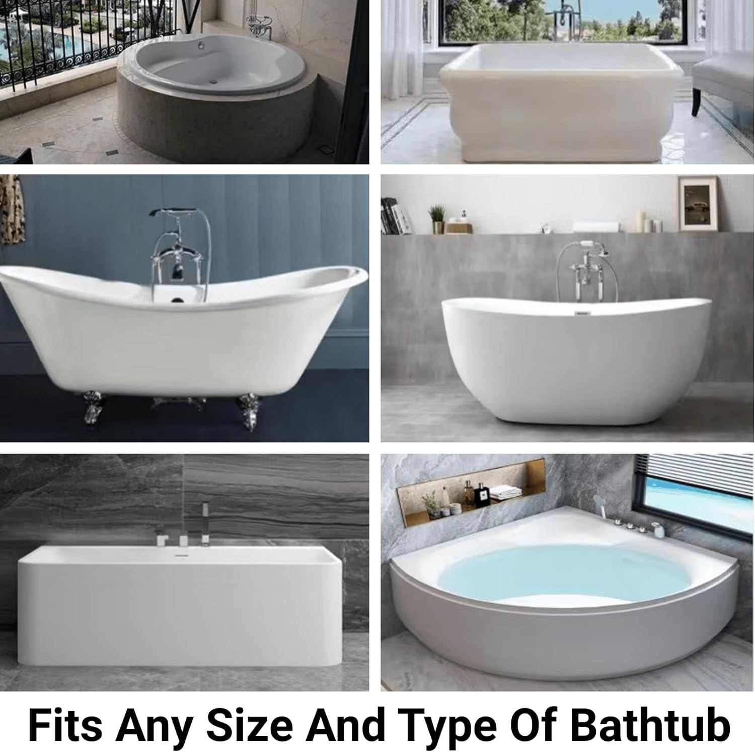 CAICFYIN Soft and Elastic Bath Pillow for Tub Neck and Back Support,Bathtub Pillow Bath Pillow for Tub,Ergonomic Design Luxurious Spa Bath Tub Pillow for Men and Women