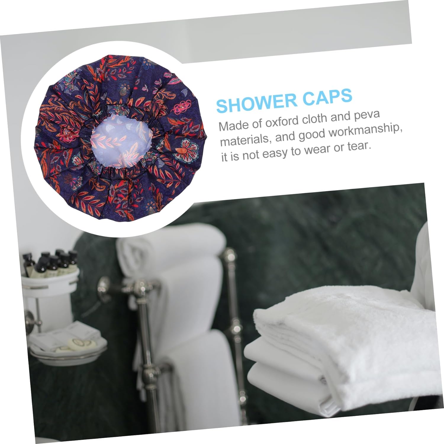 1pc men's shower cap spa head wrap bath shower caps bath cap satin headbands for women kids spa headband shower caps for women reusable turban tomorrow bow tie bath products man