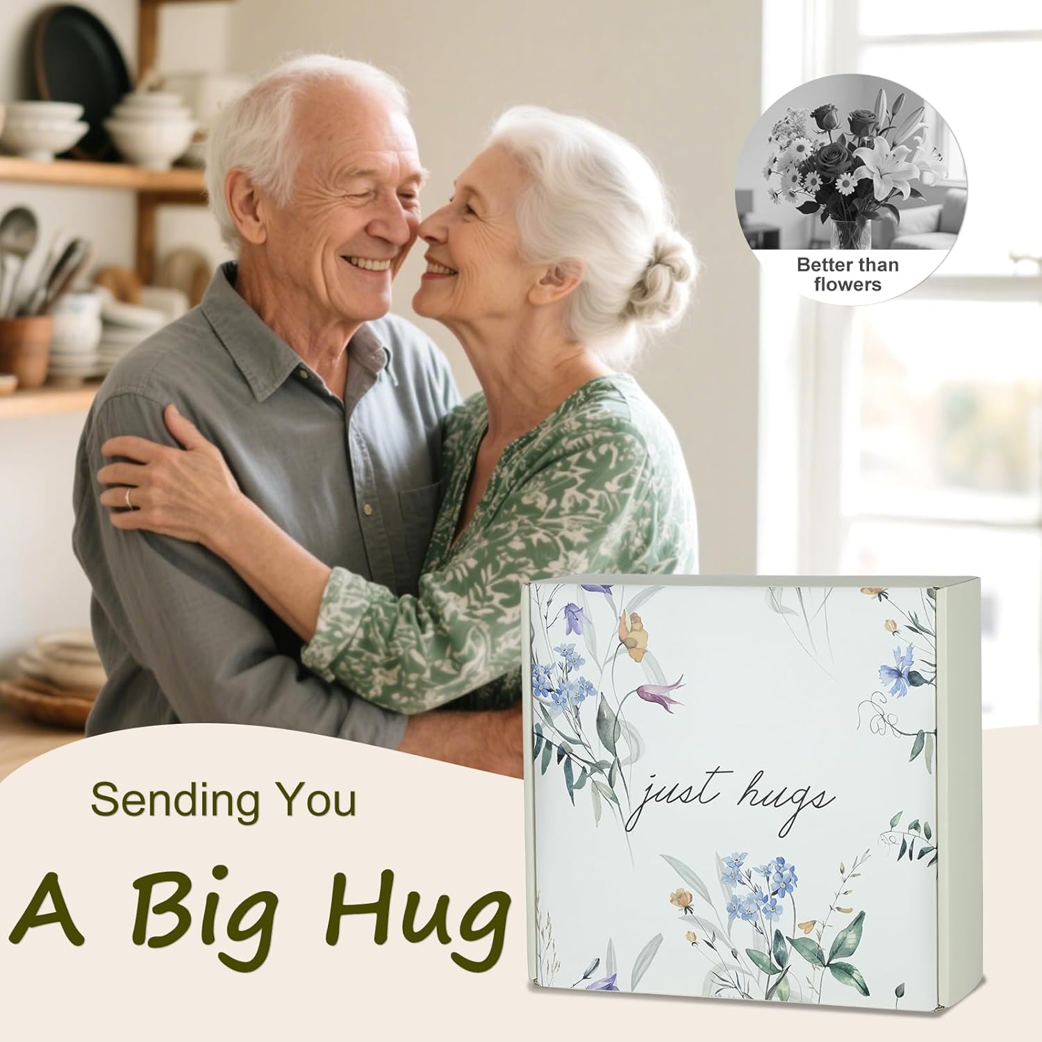 EMBERWAVE Sympathy Gift Basket for Women - Loss of Loved One Gift baskets for women Care Package with Self Care Items, Get Well Gifts For Women